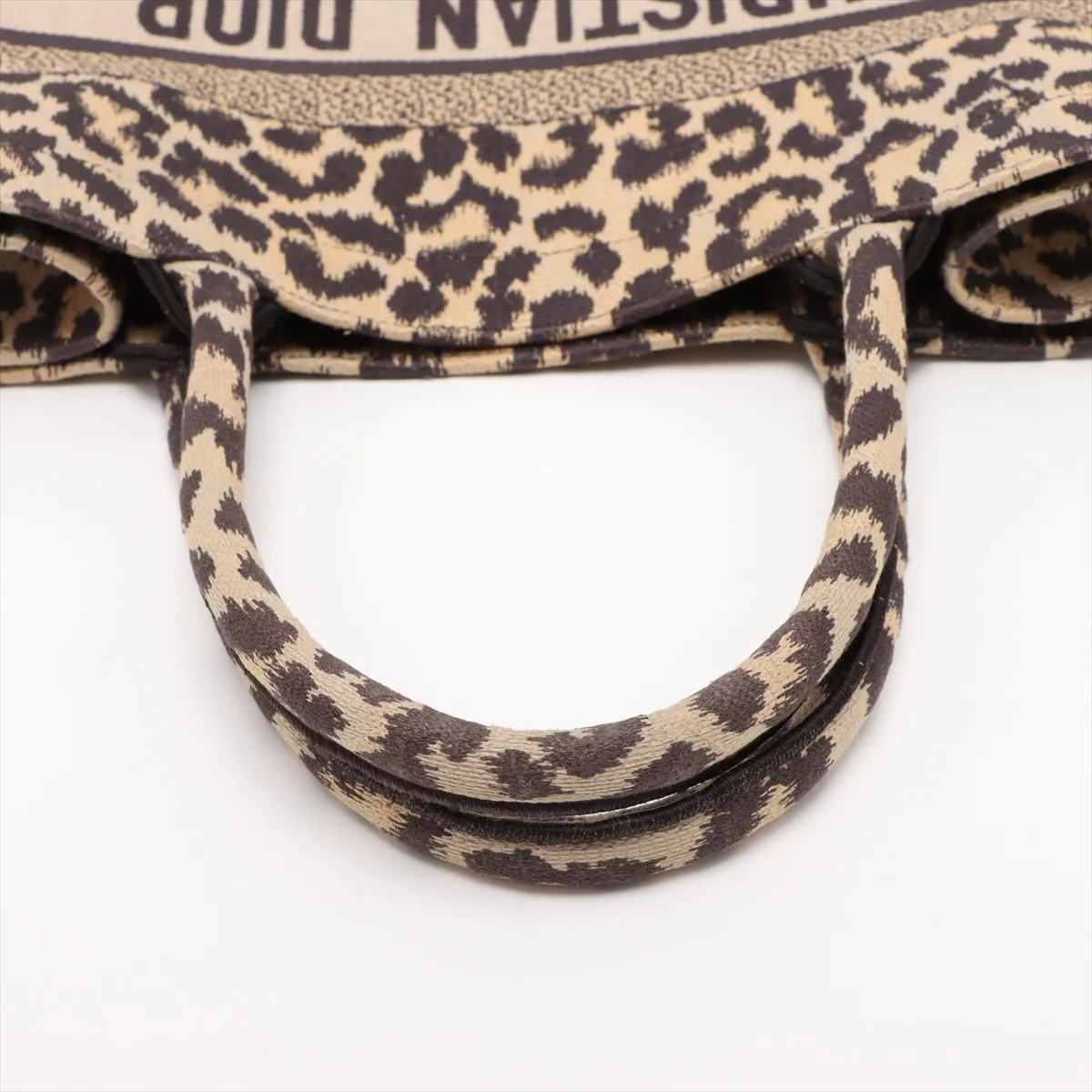 Book Tote Medium Canvas Tote Bag Leopard — view 5