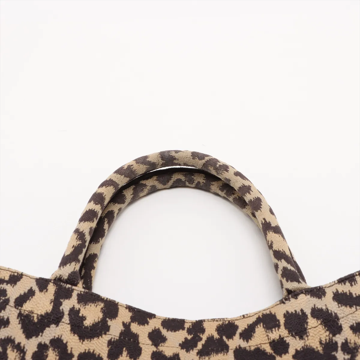 Book Tote Medium Canvas Tote Bag Leopard — view 6