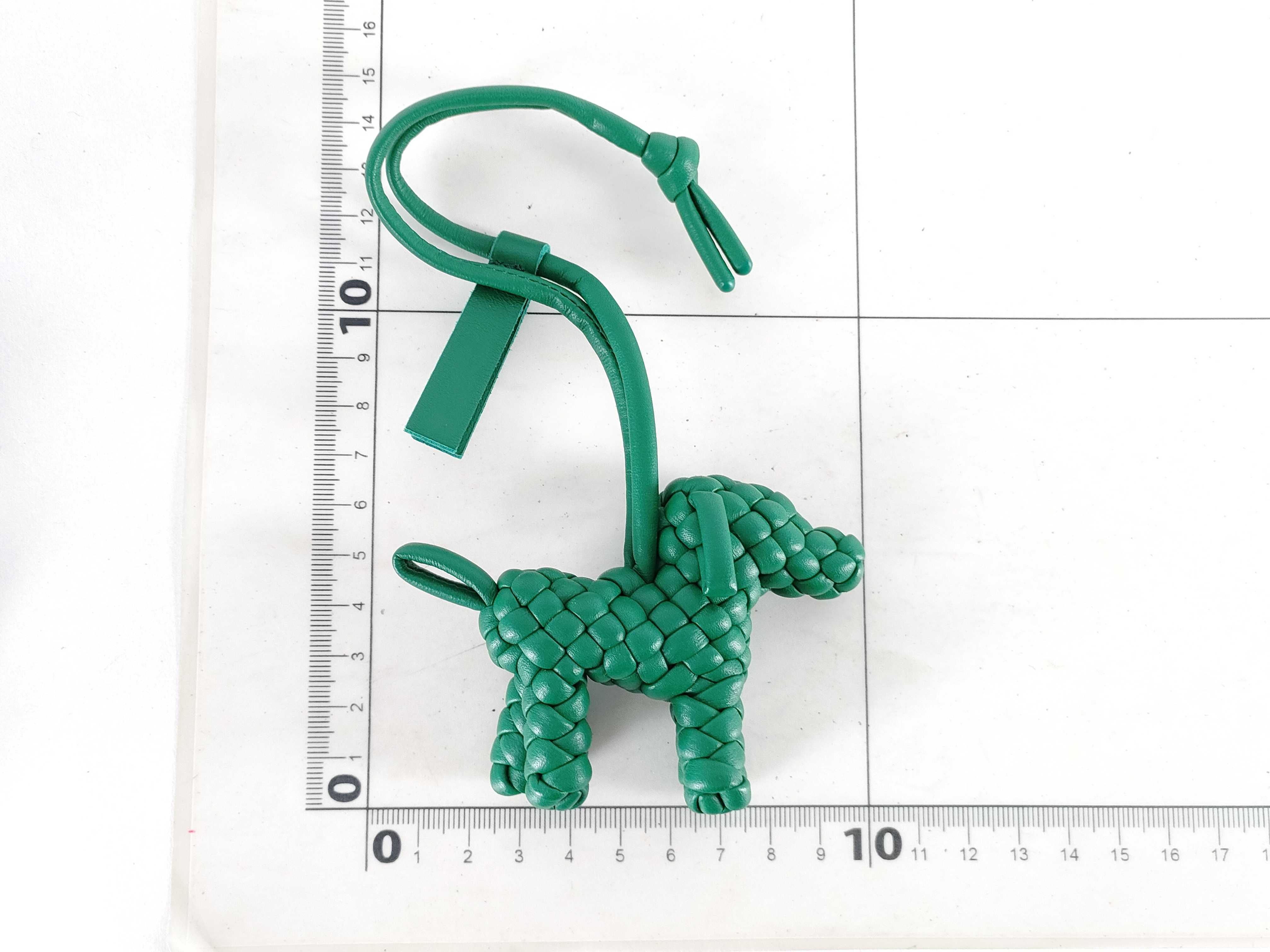 Intrecciato Dog Charm — view 2