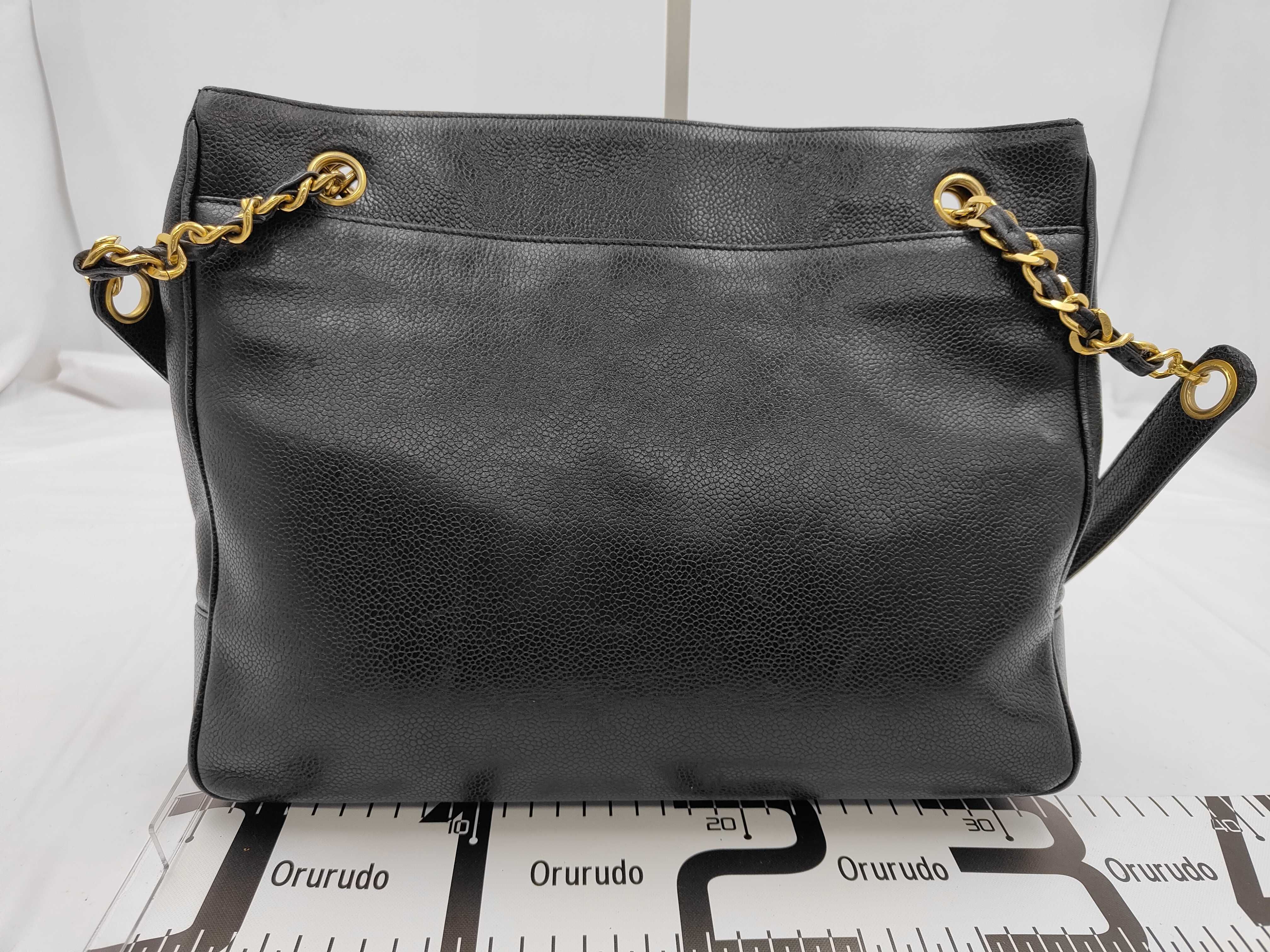 Caviar Skin Chain Shoulder Bag — view 2