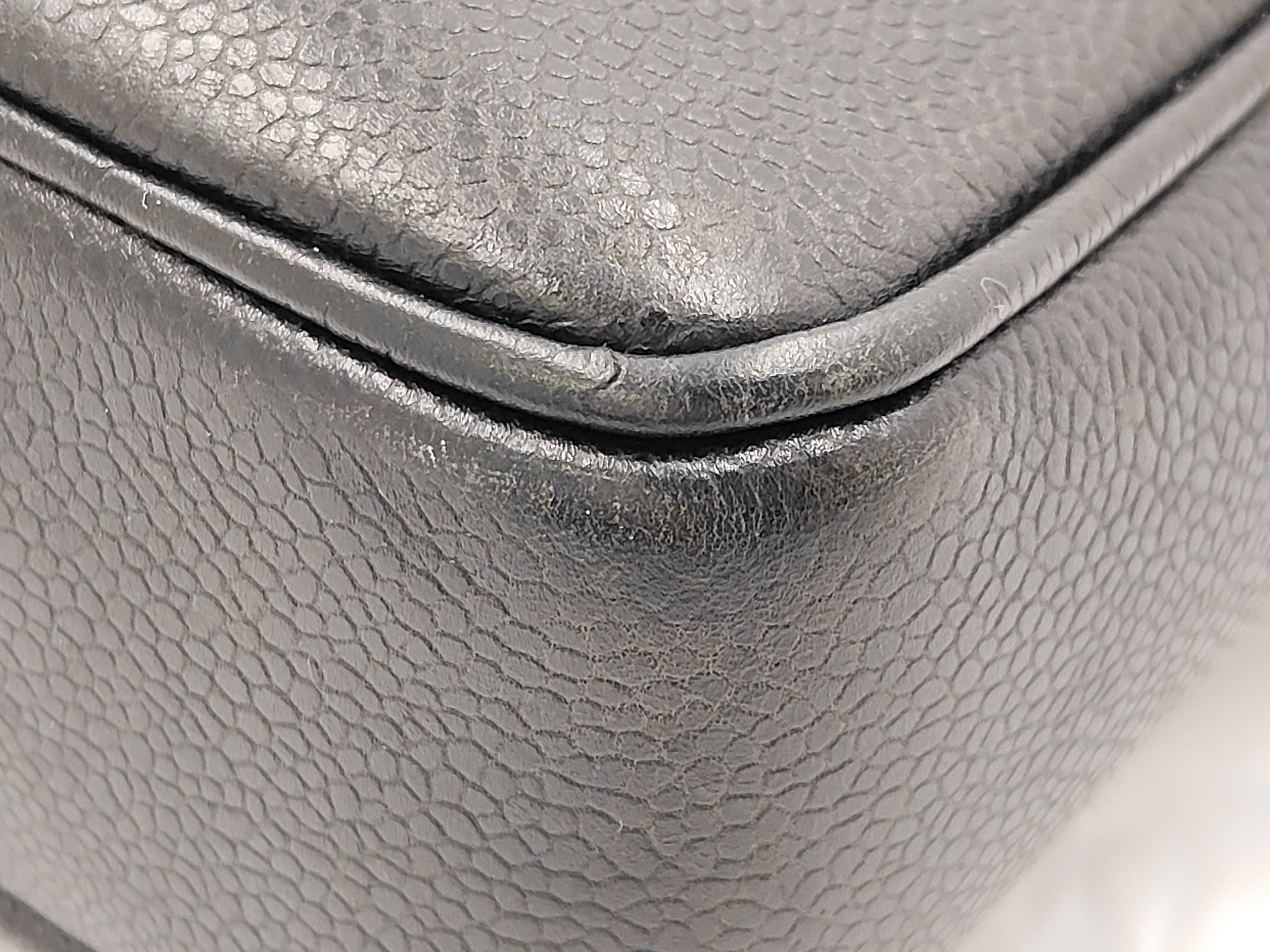Caviar Skin Chain Shoulder Bag — view 6