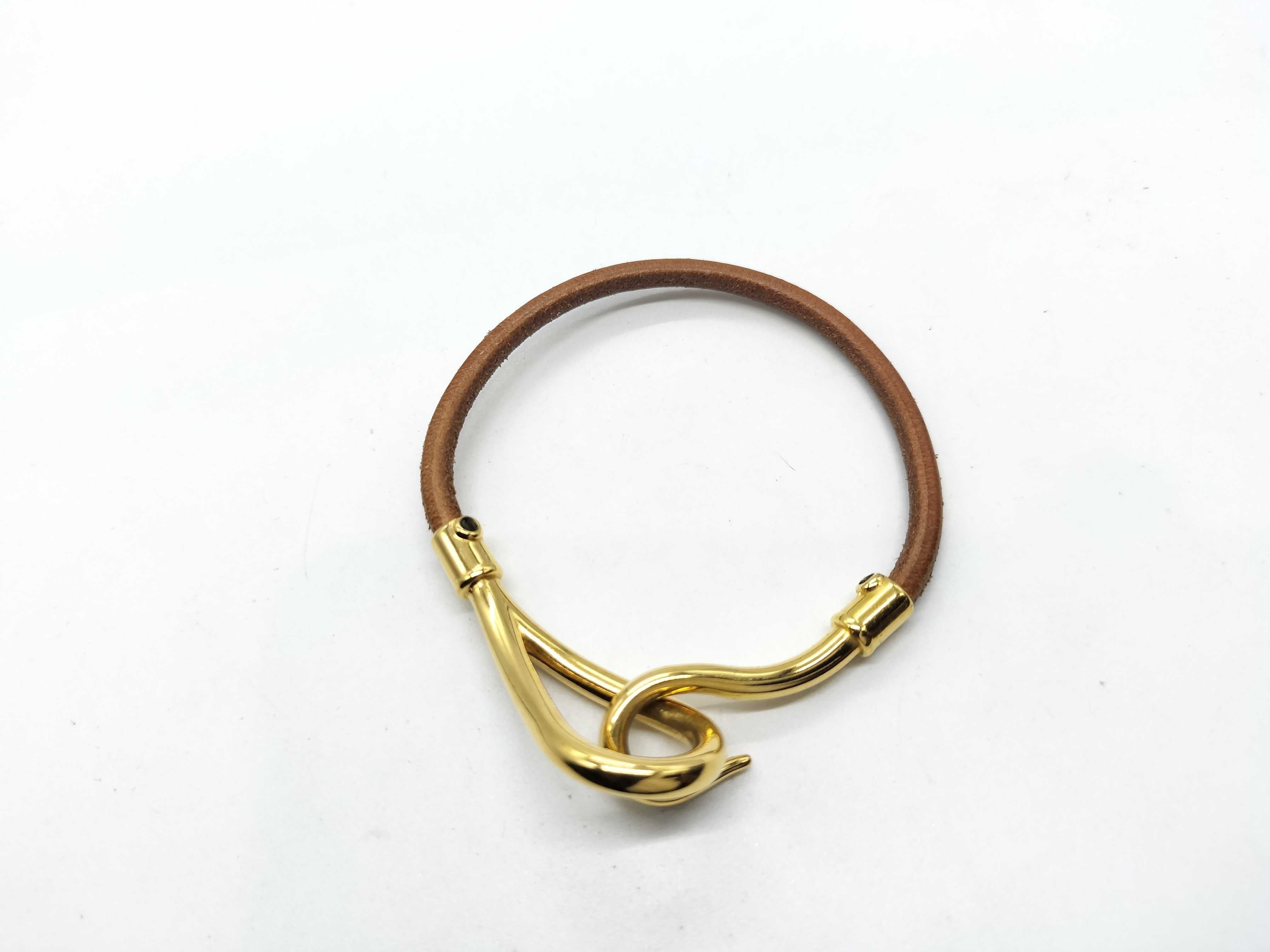 Jumbo Bracelet Leather Bracelet/Bangle — view 2