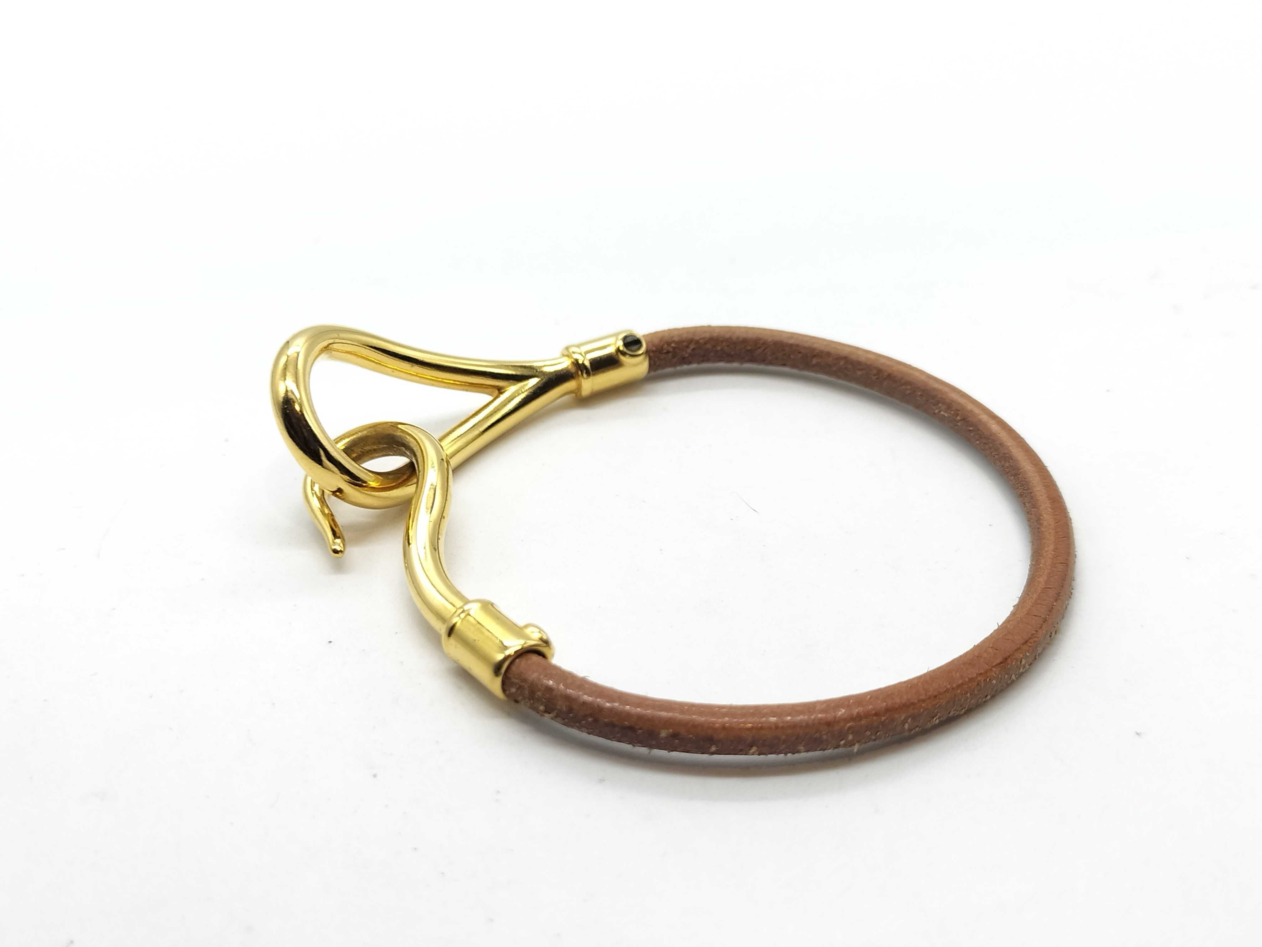 Jumbo Bracelet Leather Bracelet/Bangle — view 3