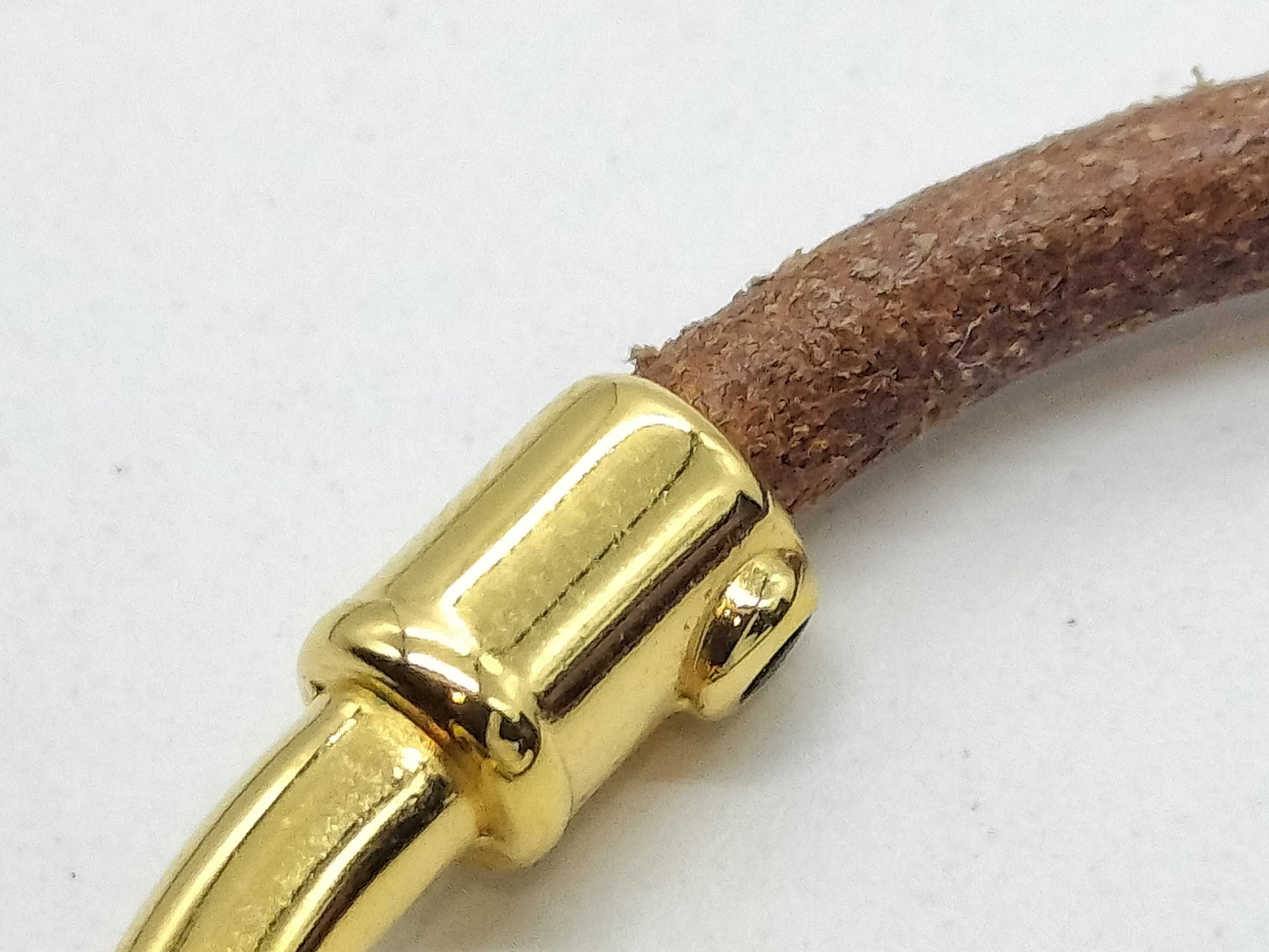 Jumbo Bracelet Leather Bracelet/Bangle — view 7