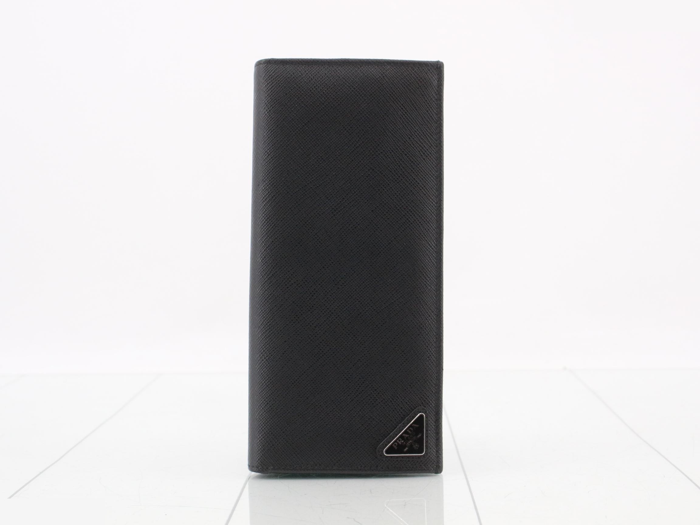 Saffiano long wallet