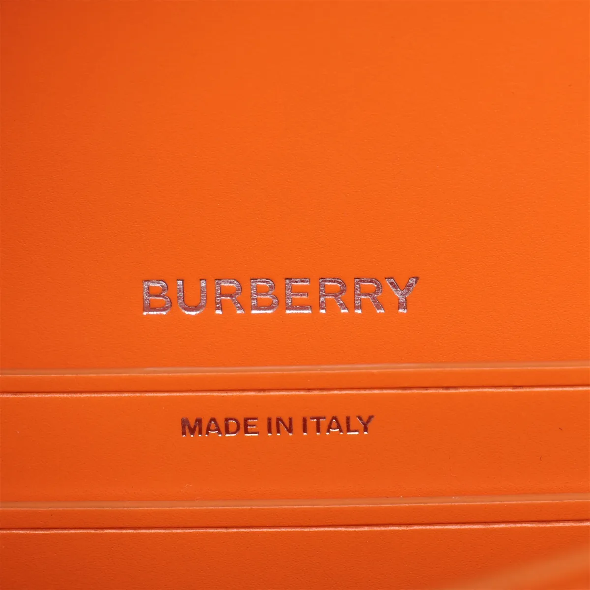 Olympia Leather Shoulder Bag, Orange — view 9