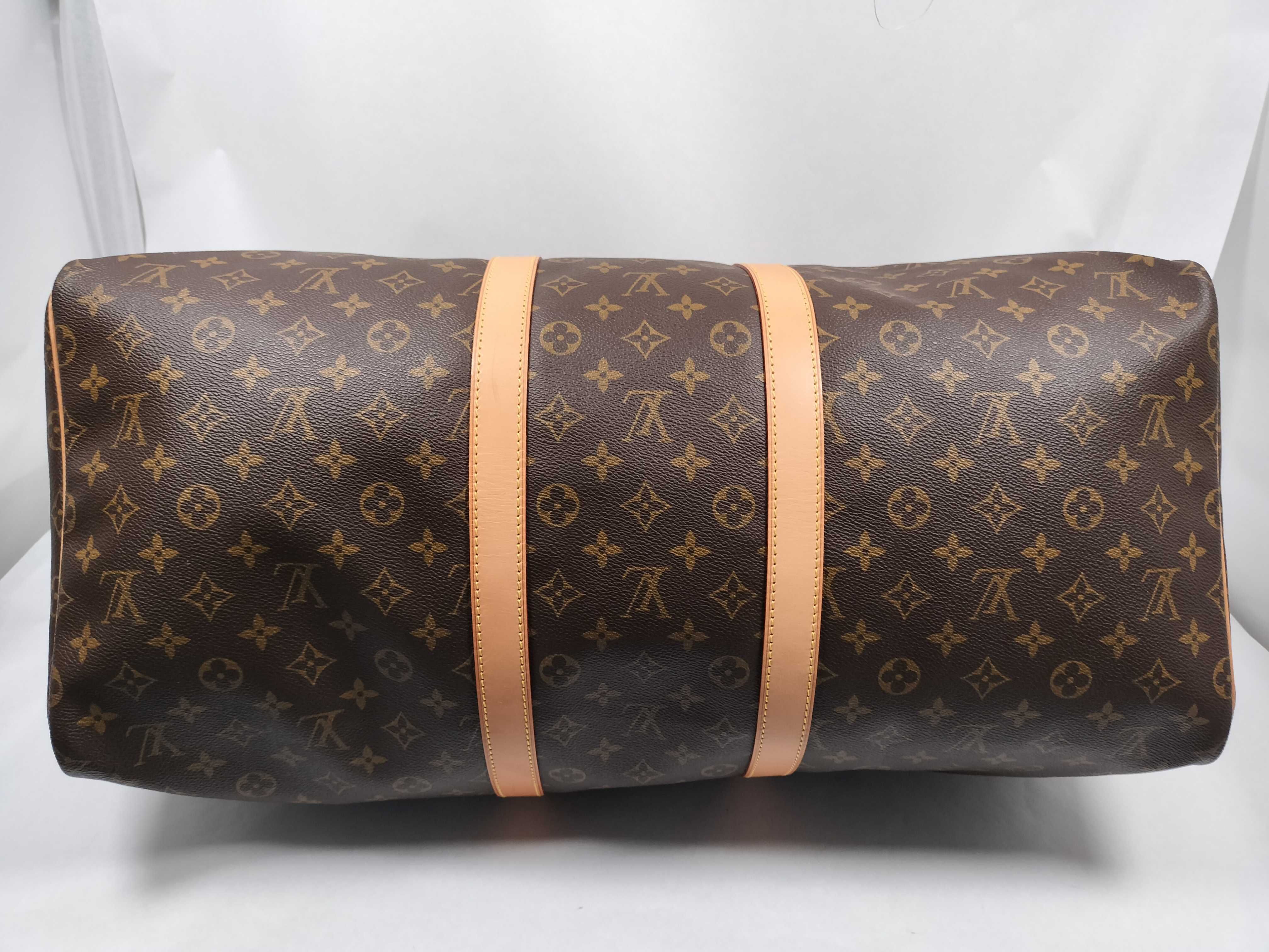 Monogram LV Monogram Keepall 55 Boston Bag — view 7