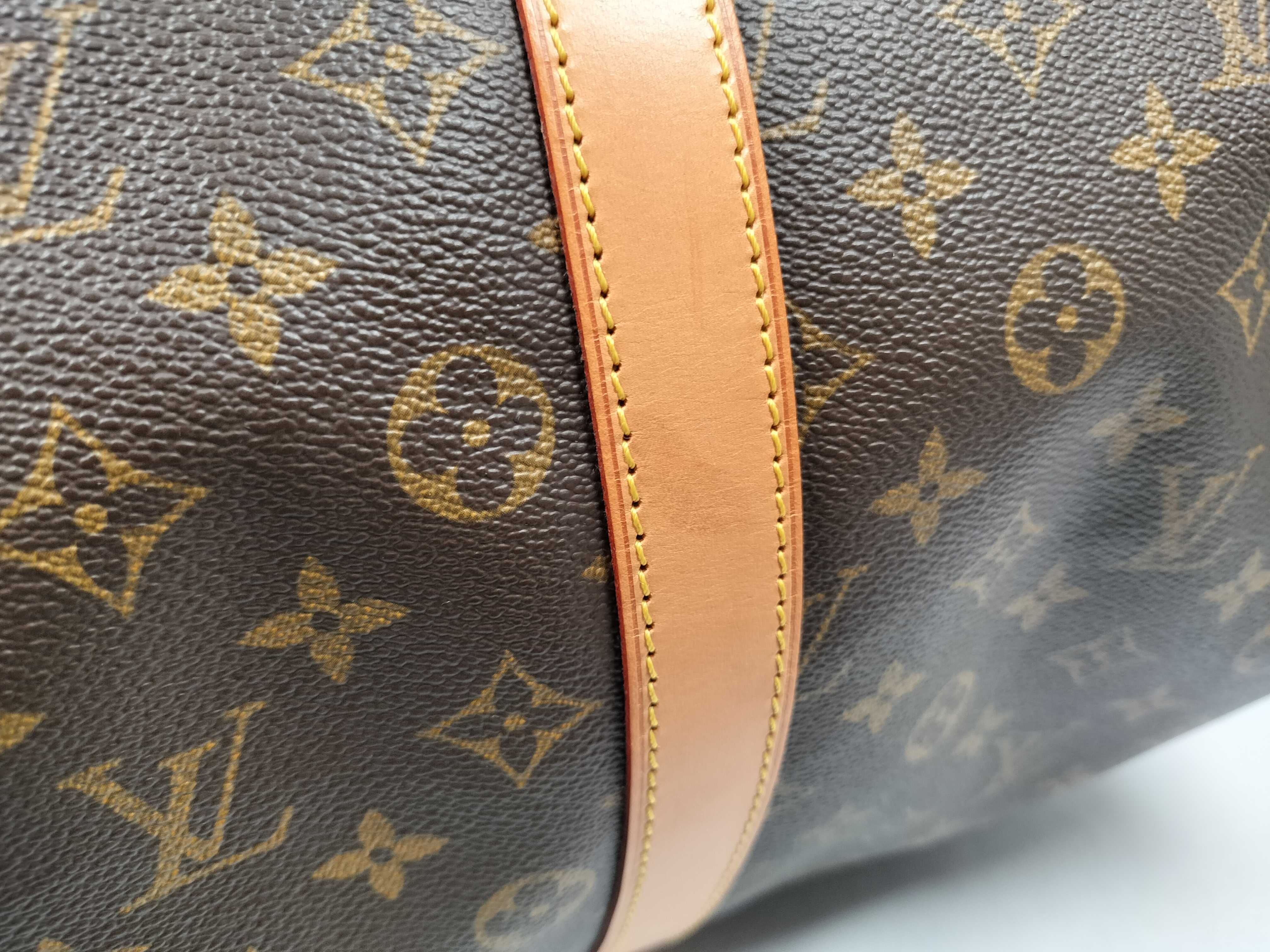 Monogram LV Monogram Keepall 55 Boston Bag — view 9
