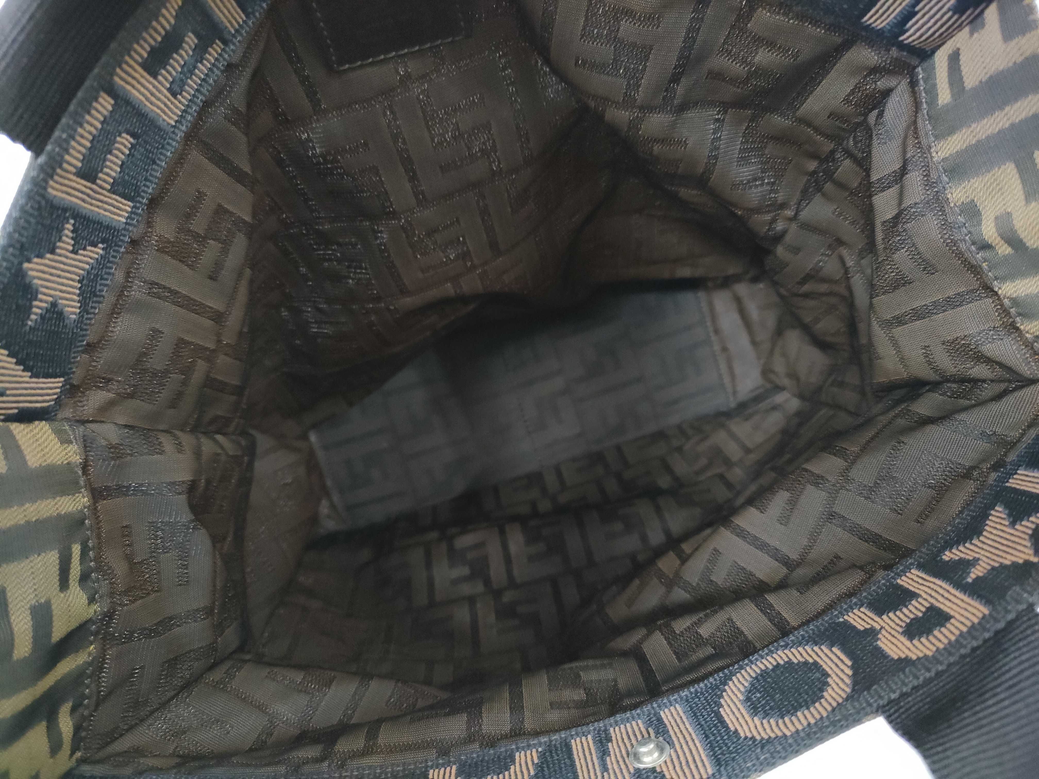 Zucca pattern Fendi Zucca handbag — view 8