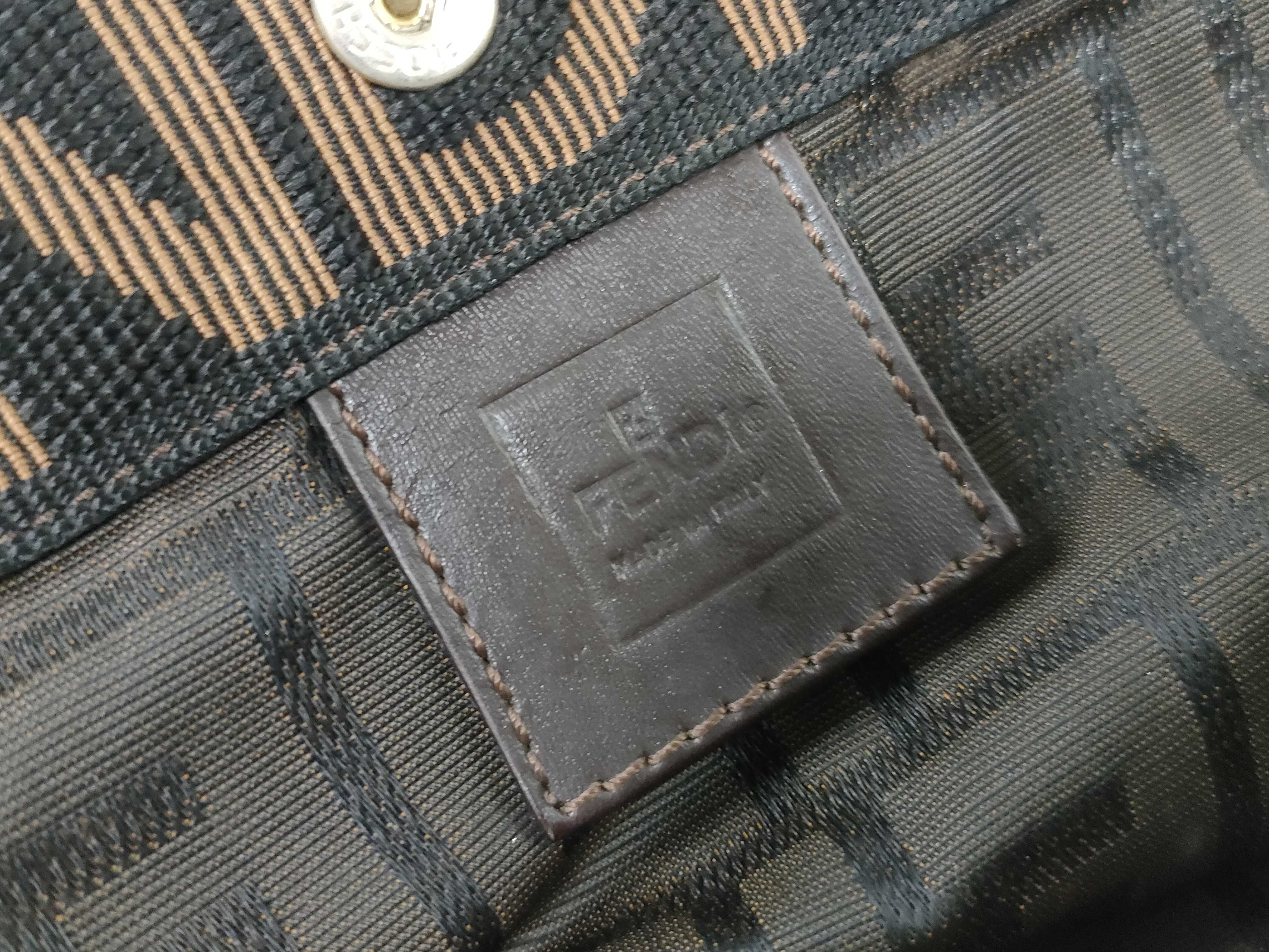 Zucca pattern Fendi Zucca handbag — view 10