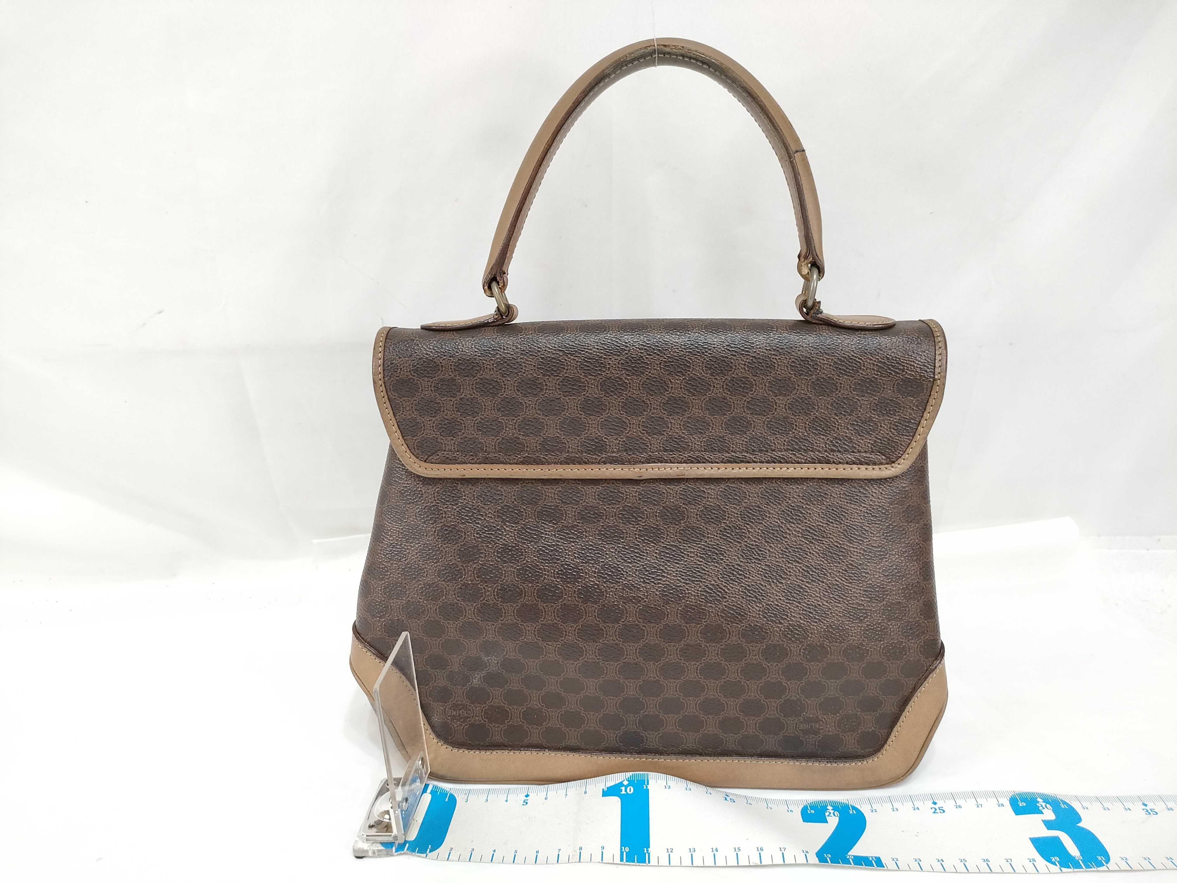 Macadam PVC x Leather Handbag, Brown — view 2