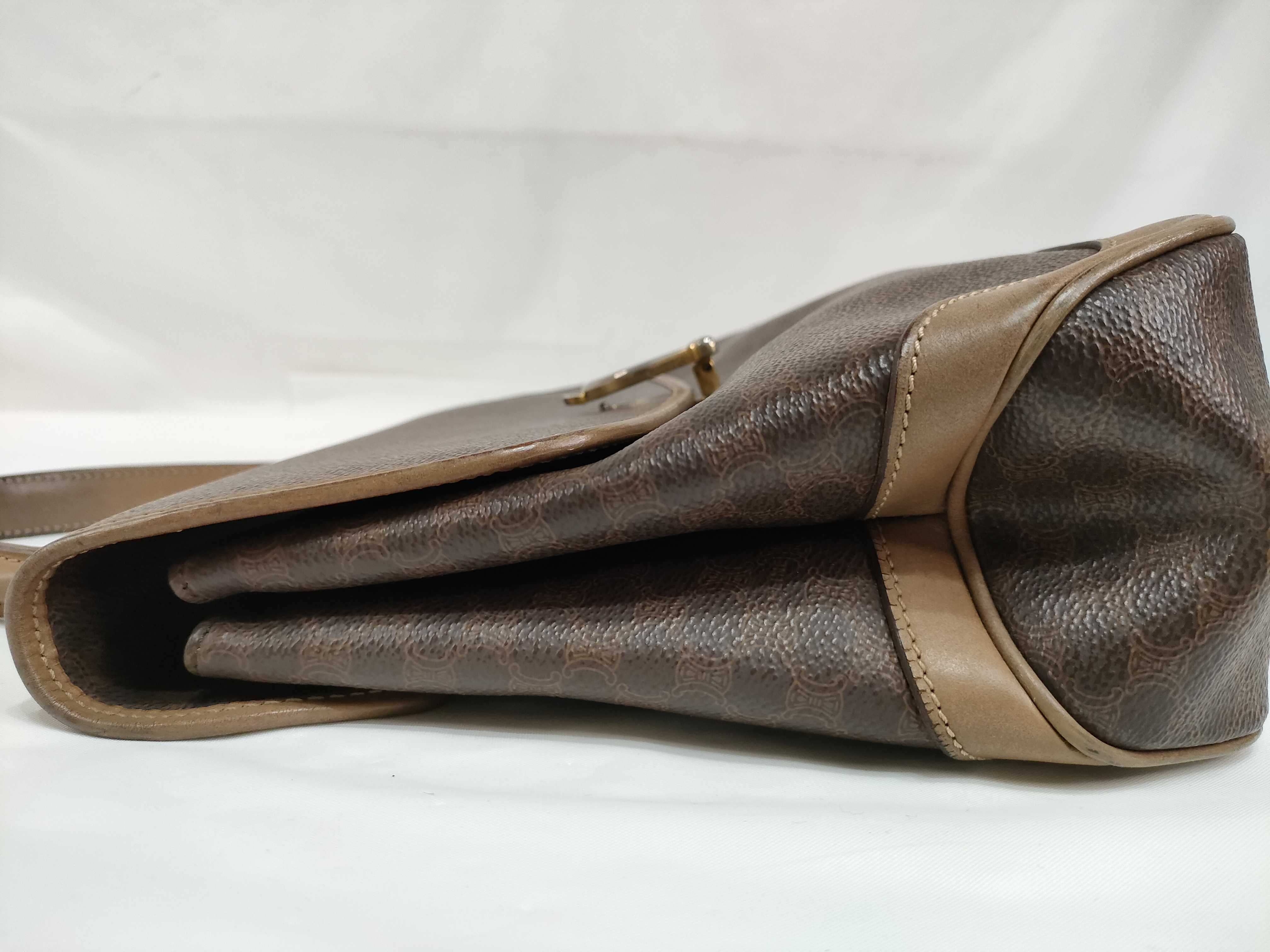 Macadam PVC x Leather Handbag, Brown — view 8