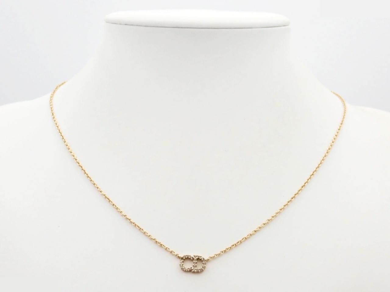 Gold necklace, chain approximately 50cm — view 3