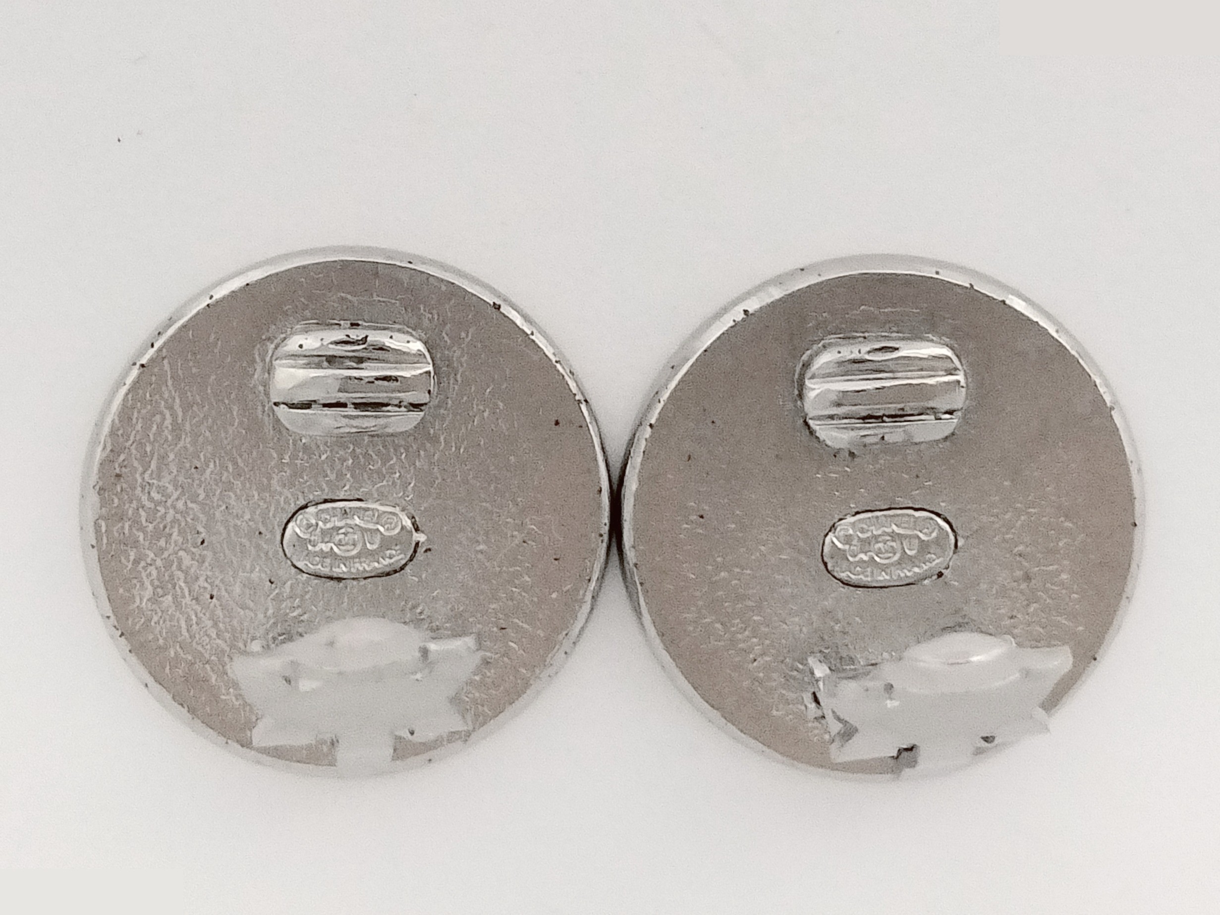 Coco Black Silver Earrings — view 2