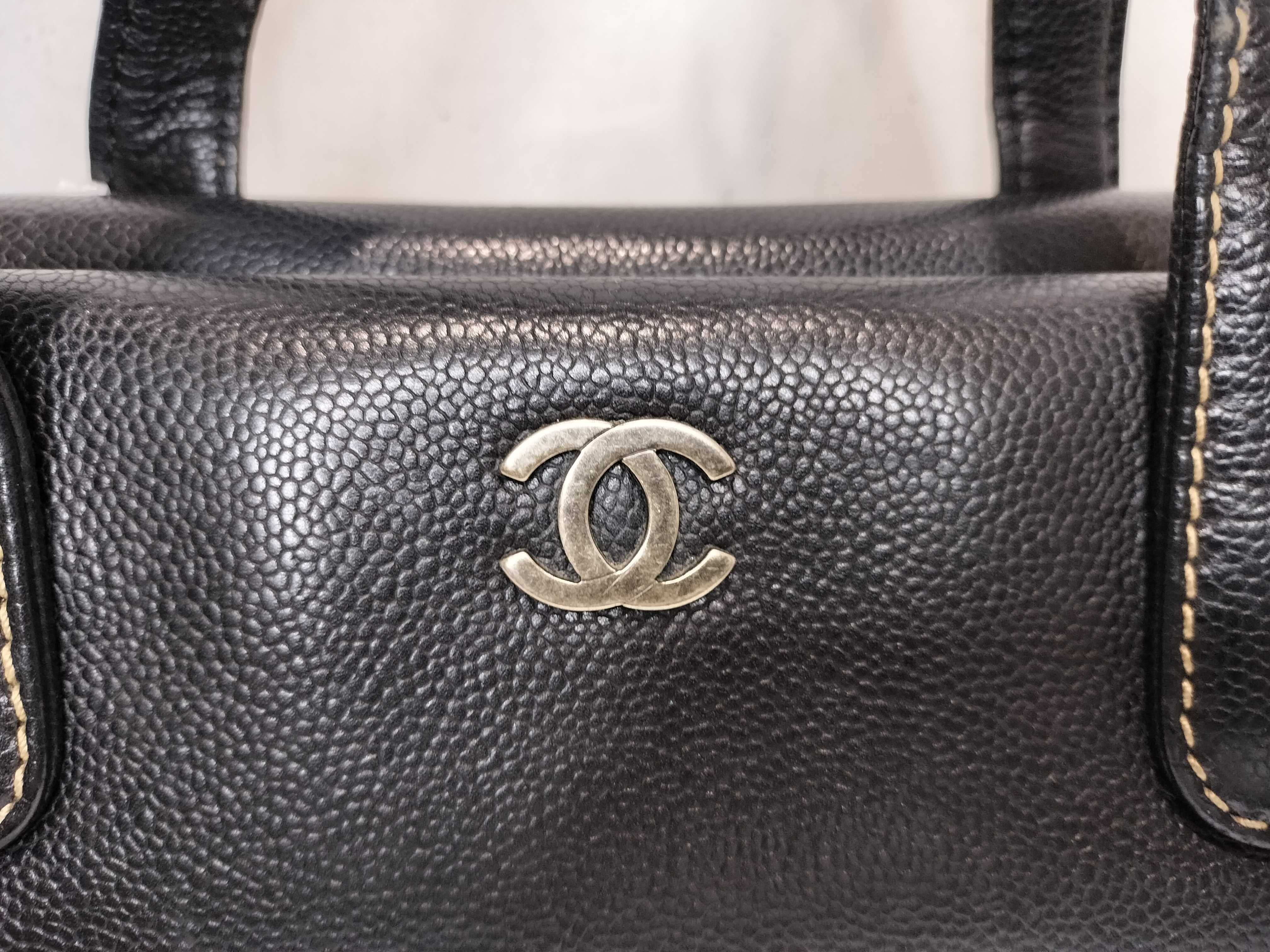 Caviar Skin Wild Stitch Tote Flap Handbag — view 2