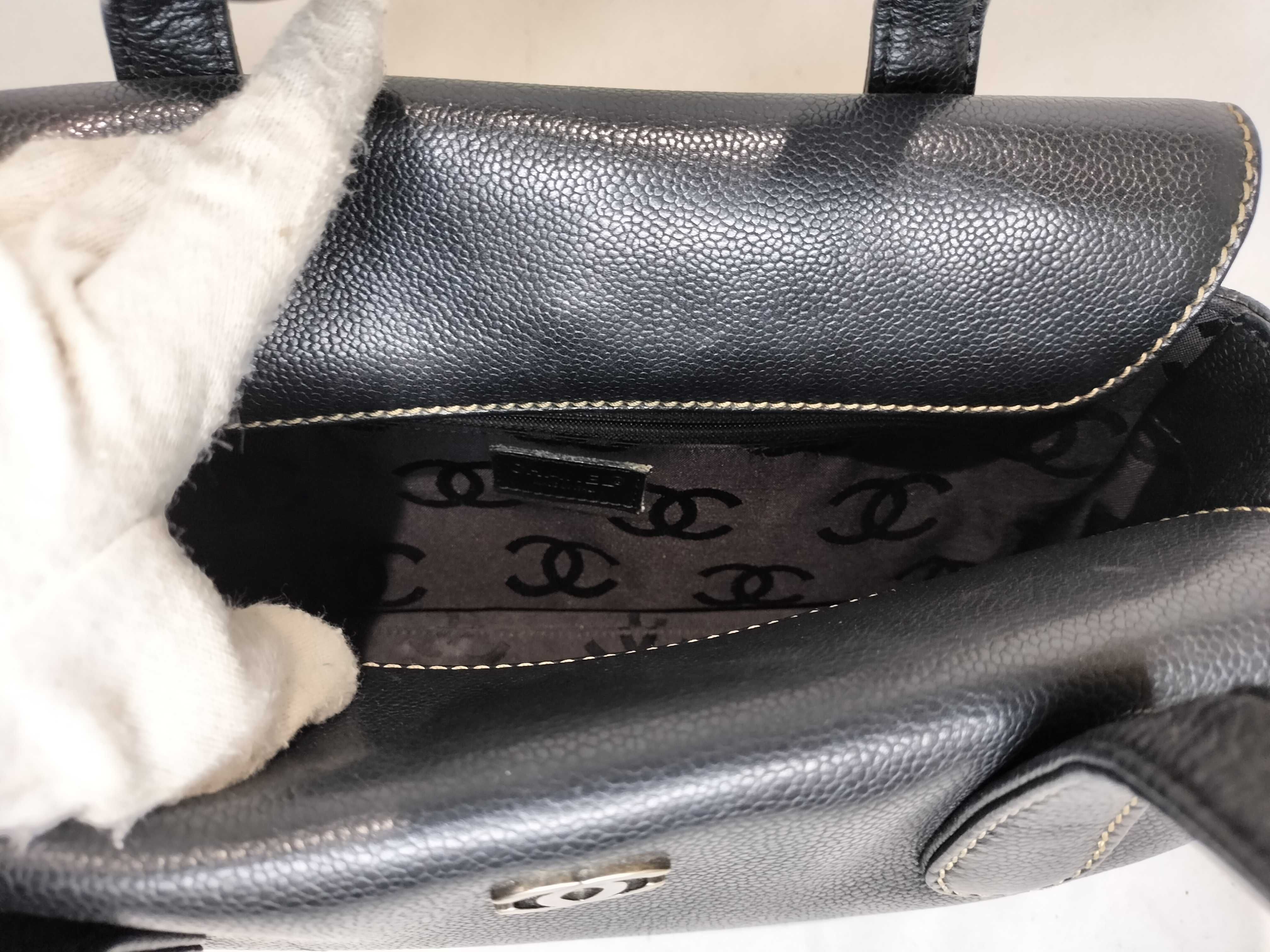 Caviar Skin Wild Stitch Tote Flap Handbag — view 9