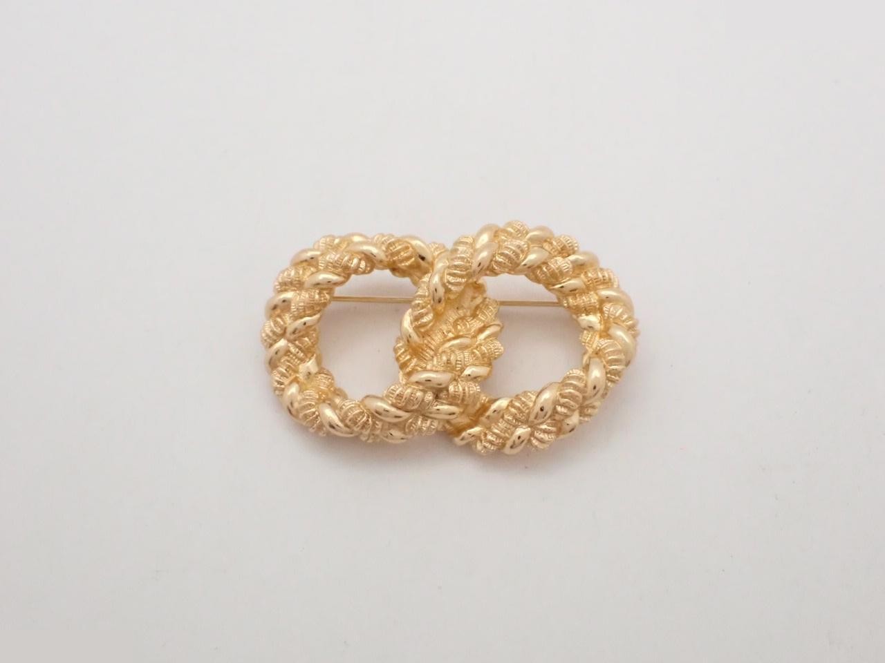 Double Rope Brooch, Rope, Gold, DIOR