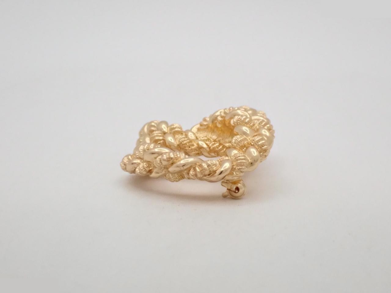 Double Rope Brooch, Rope, Gold, DIOR — view 3