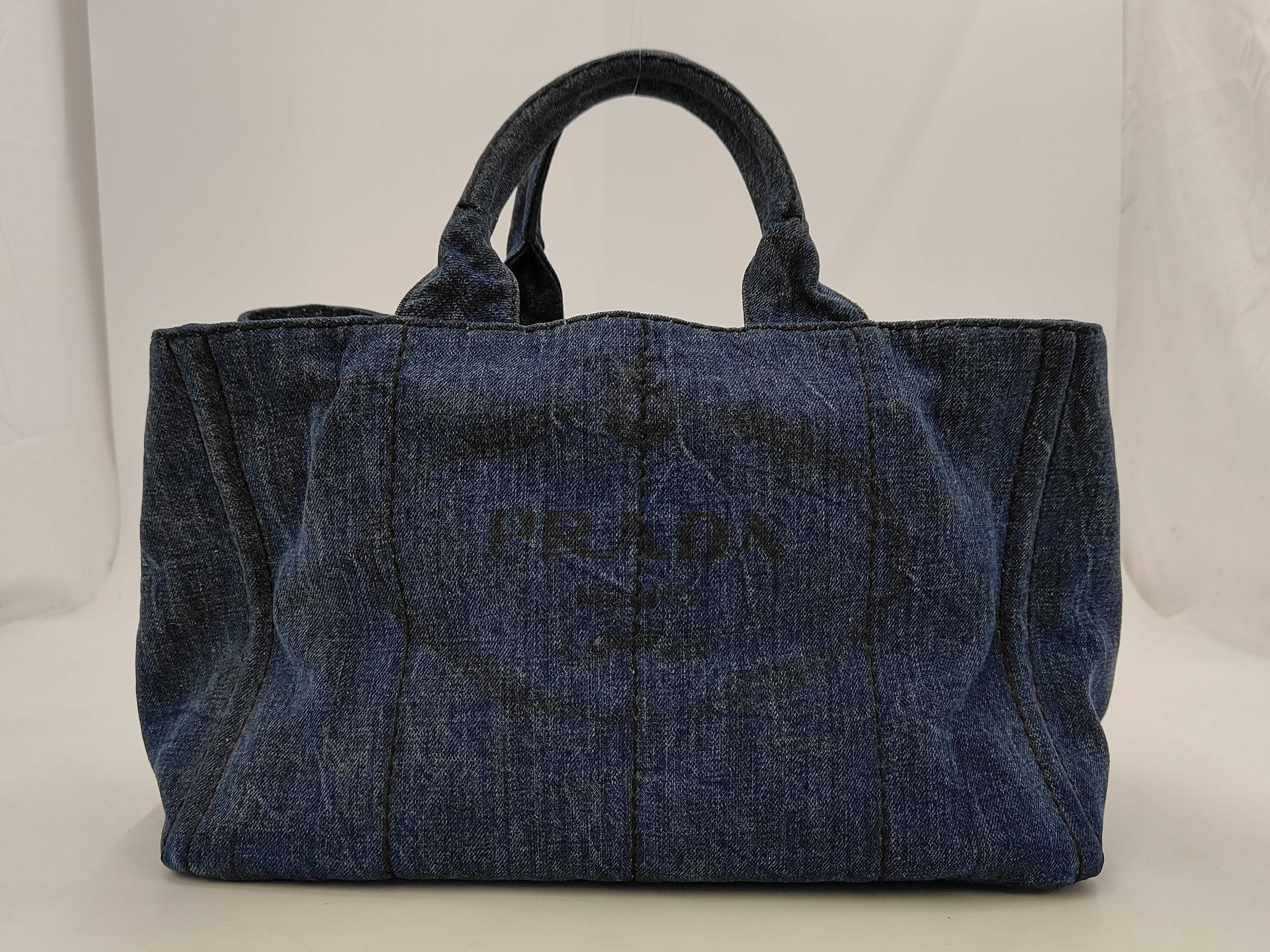 2-way denim Canapa handbag