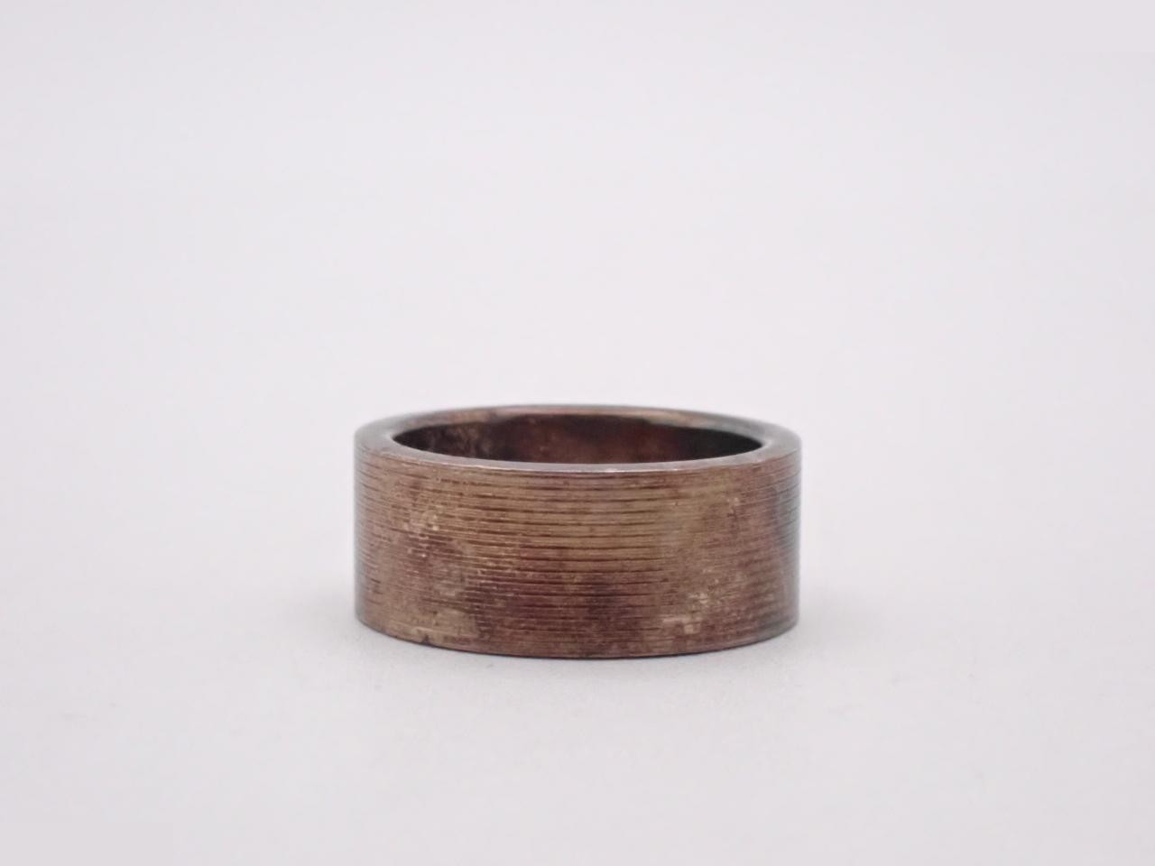 Ring, 925 sterling silver, 8.8g, stamped #11, actual size #10 — view 2