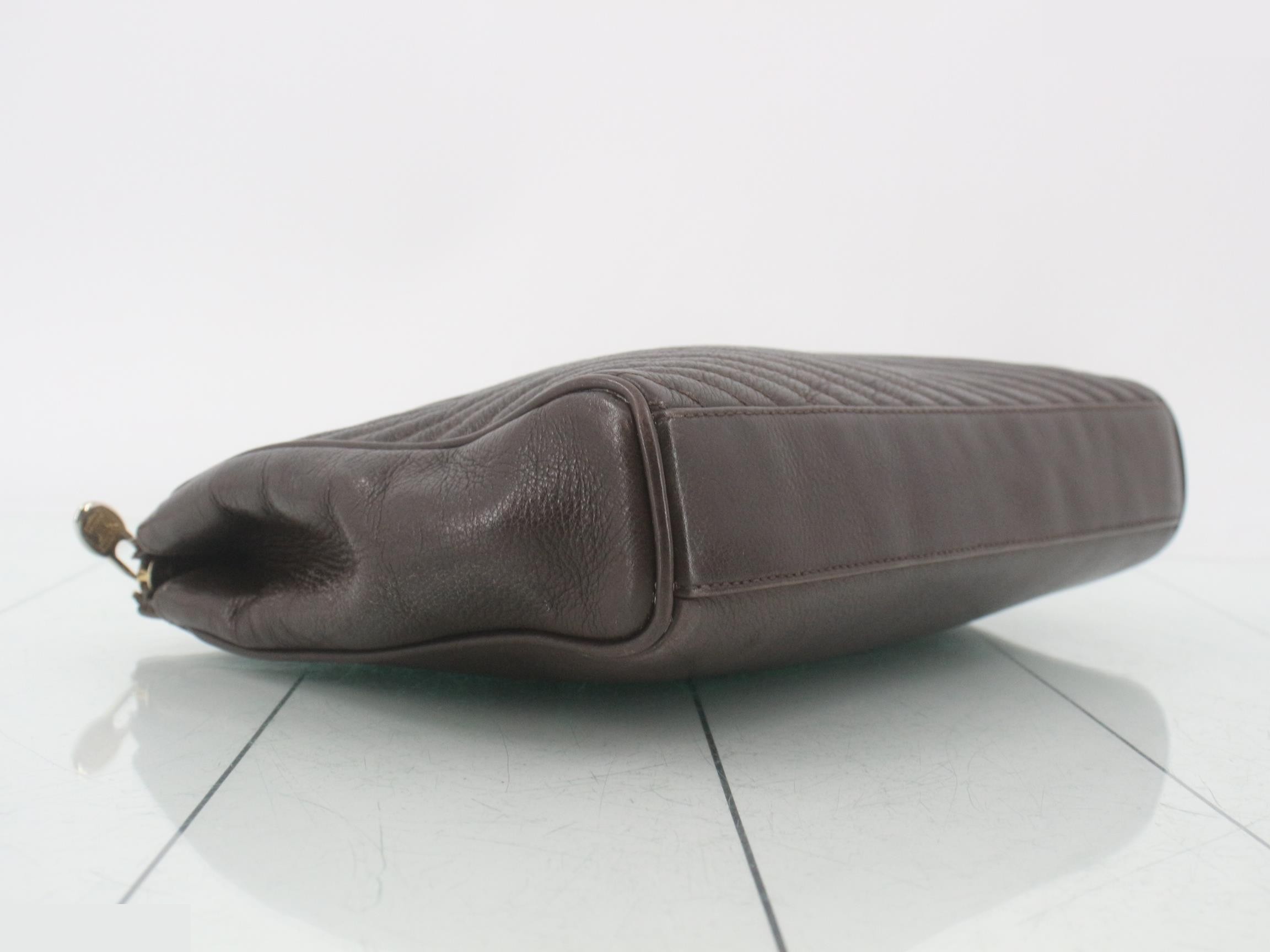 Clutch bag, brown — view 5