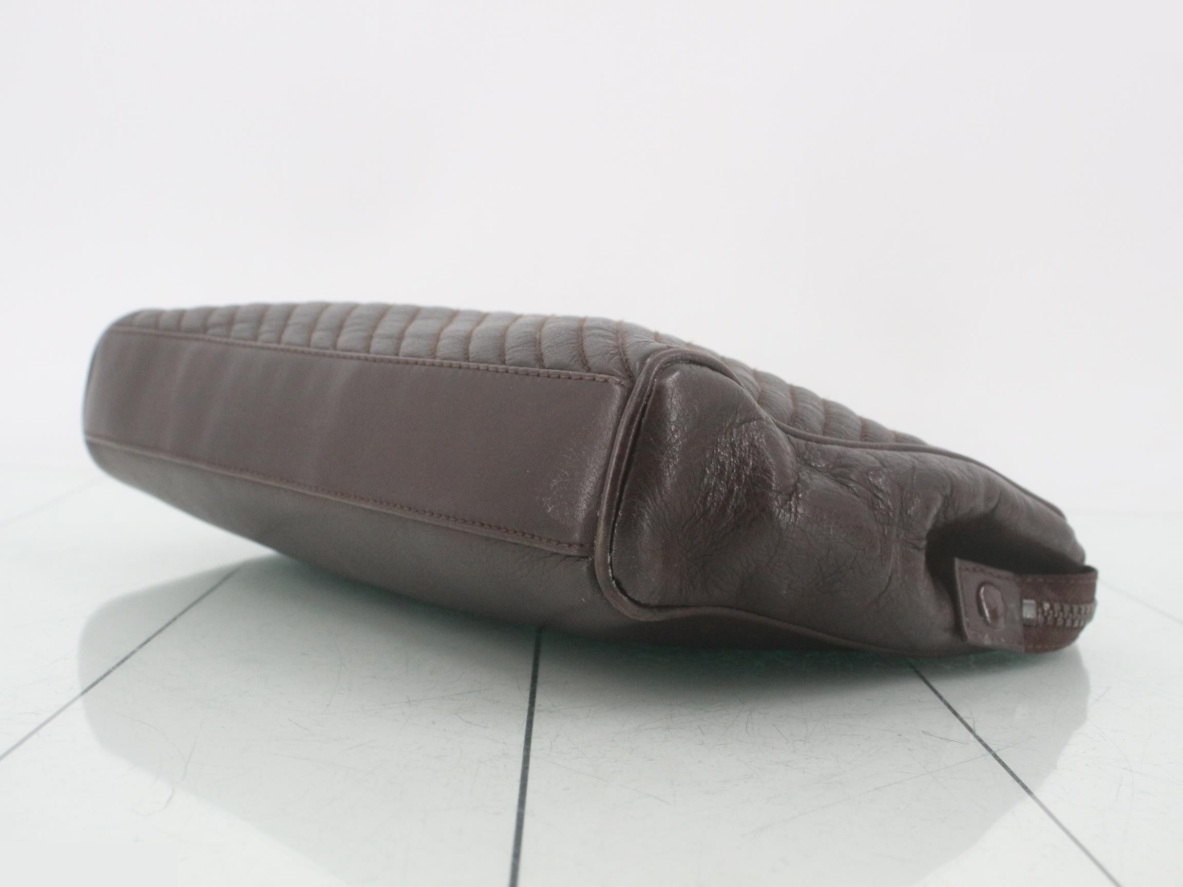Clutch bag, brown — view 6