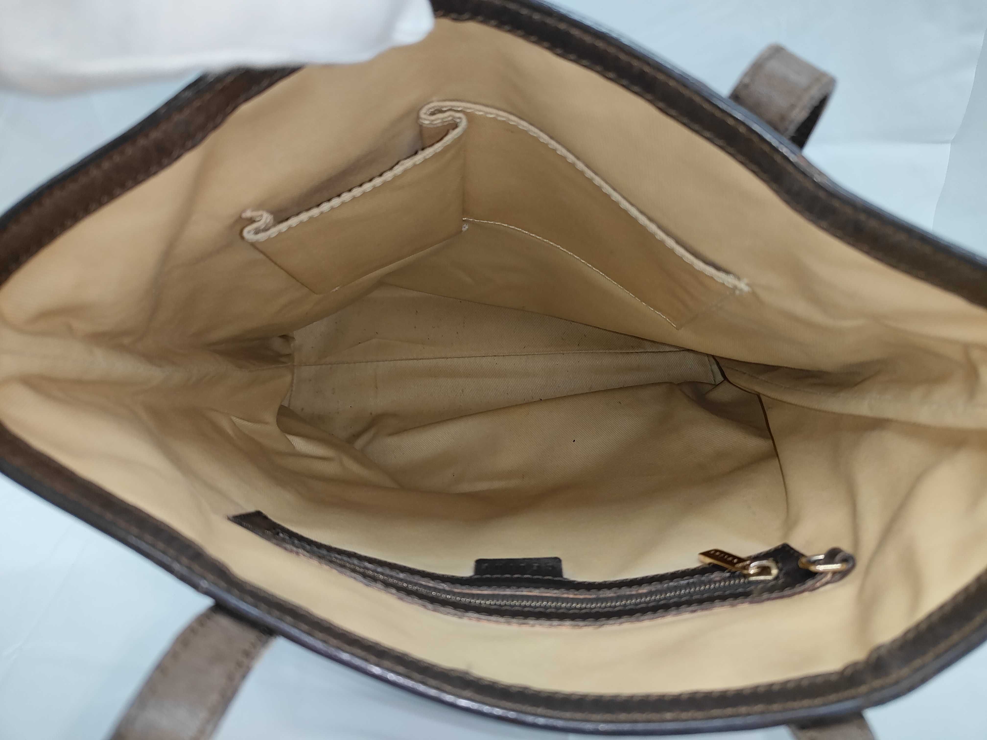 Canvas x Leather Tote Bag — view 8