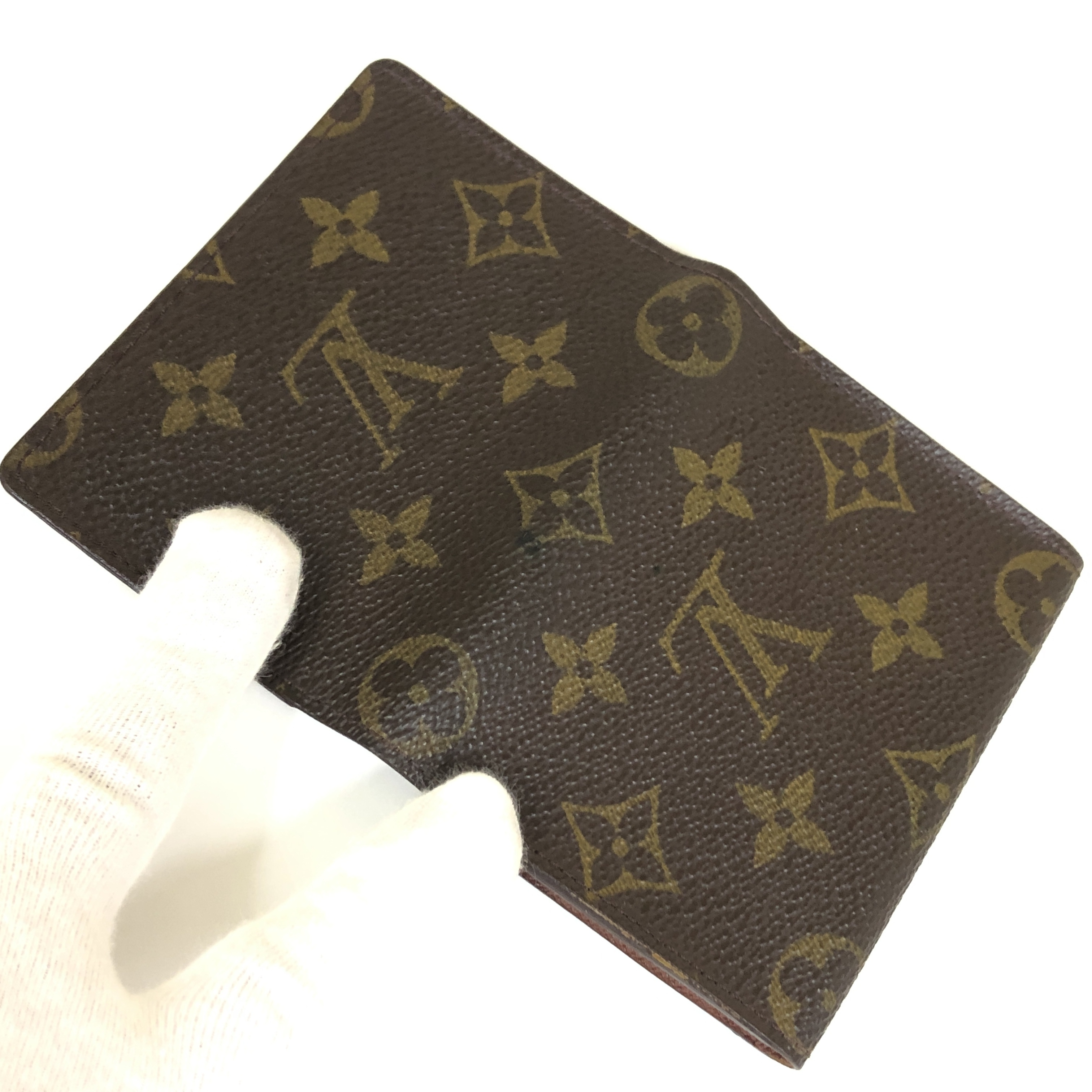 No stickiness Louis Vuitton Monogram Enveloppe Carte de Visite M62920 Card Case AS0011 Business Card Holder Pass Case Card Case Made in Spain Card Case — view 3