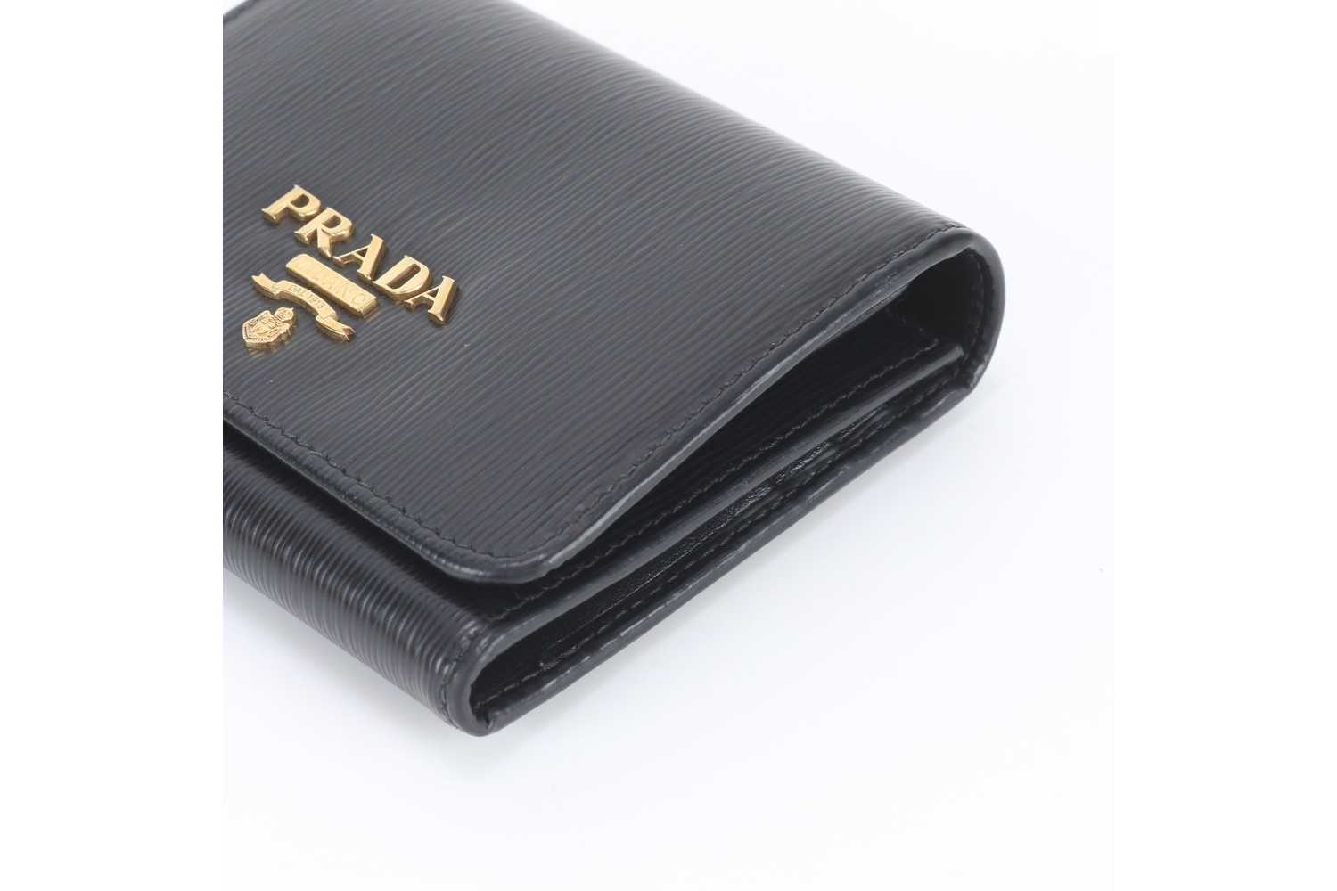 Vitello Move Leather Tri-fold Wallet Compact Wallet — view 3