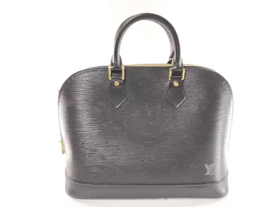 Epi Alma PM Black Handbag