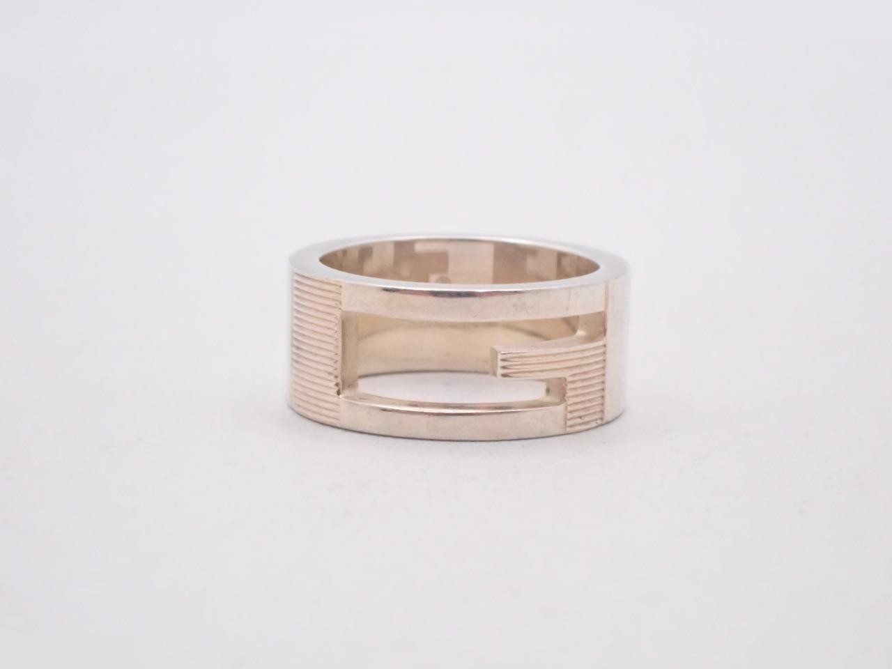 Ring, 925 sterling silver, 7.0g, stamped "8", actual size #7