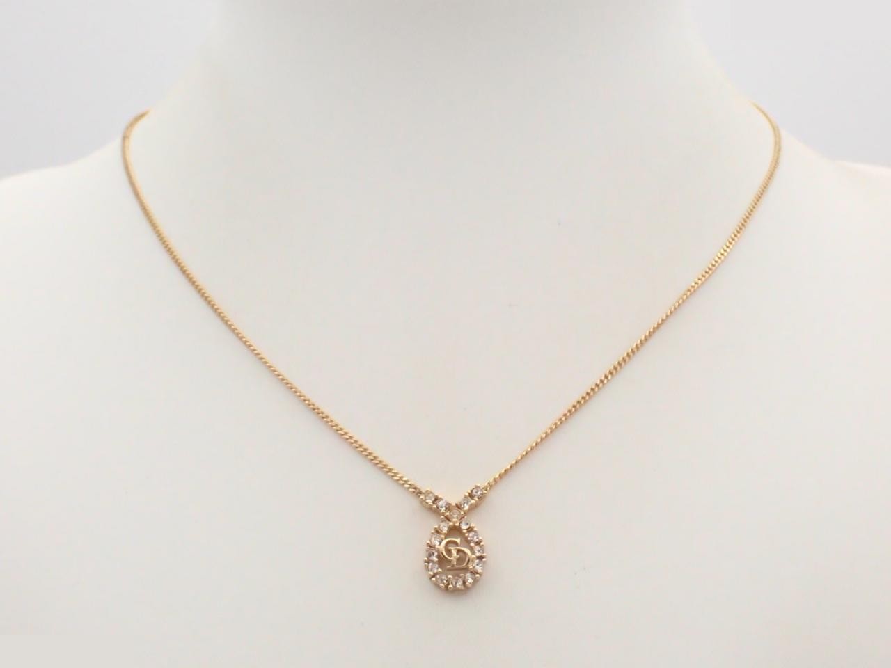 Gold necklace, chain approximately 44cm — view 3