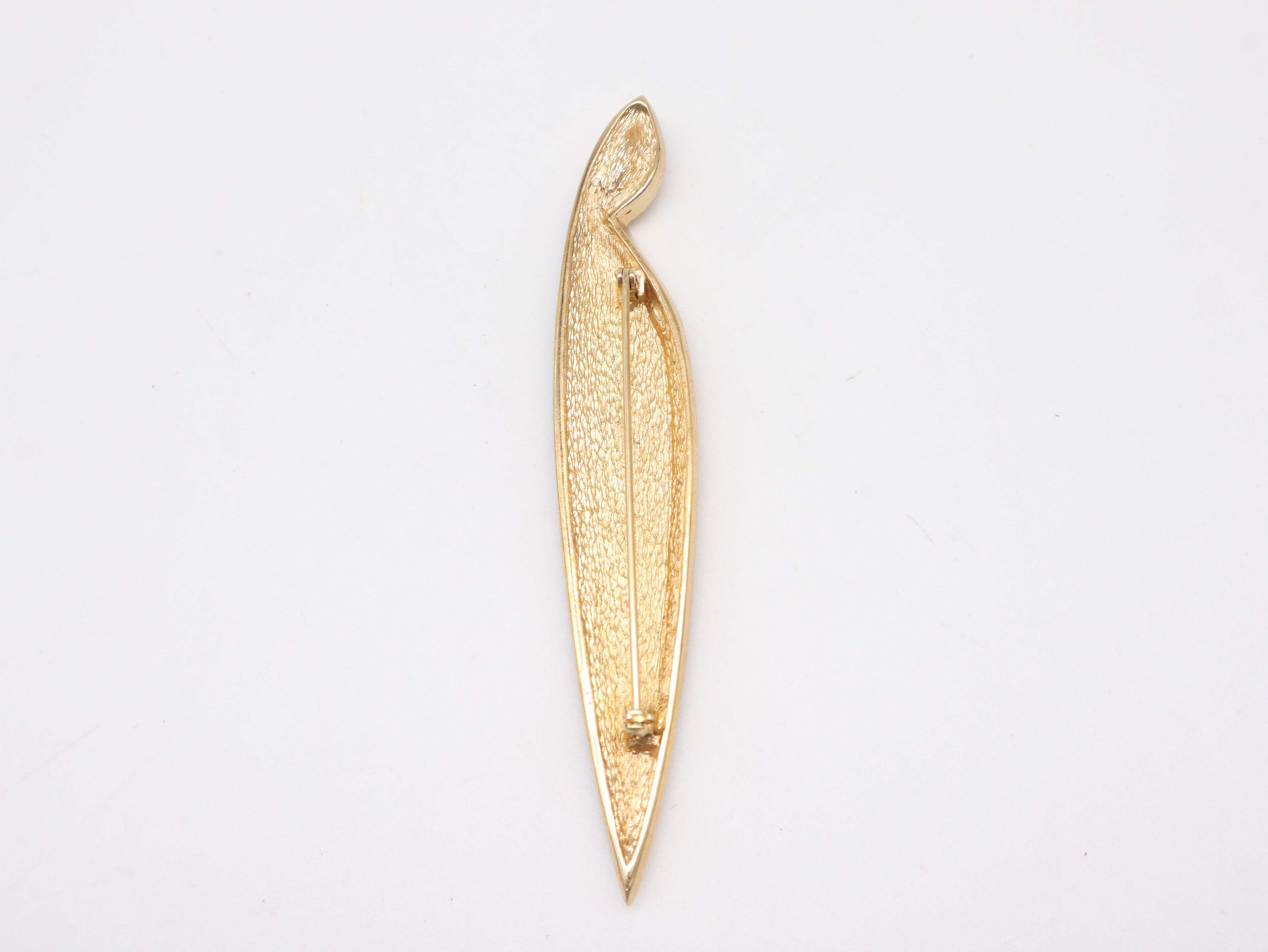 enamel and crystal brooch — view 2