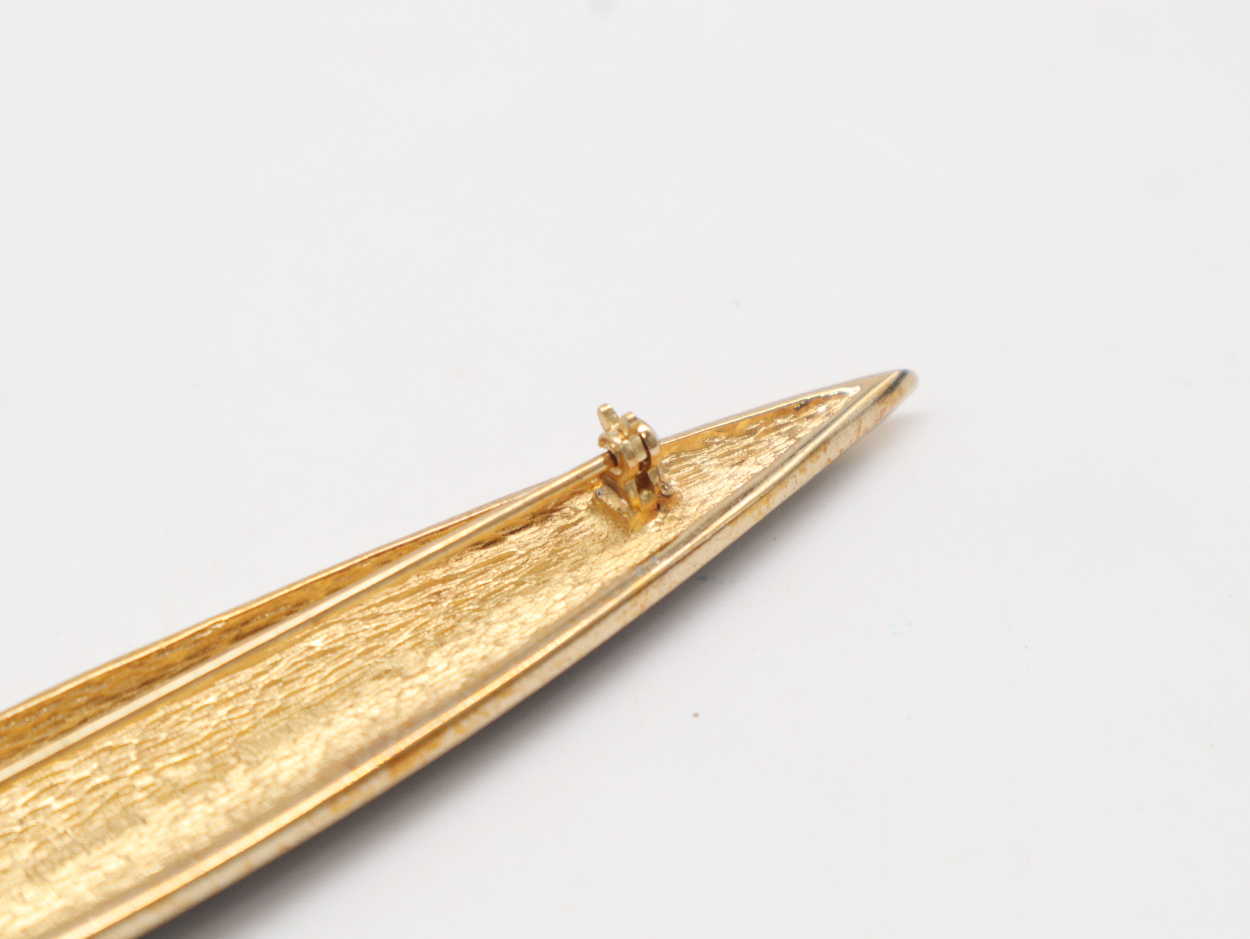 enamel and crystal brooch — view 3