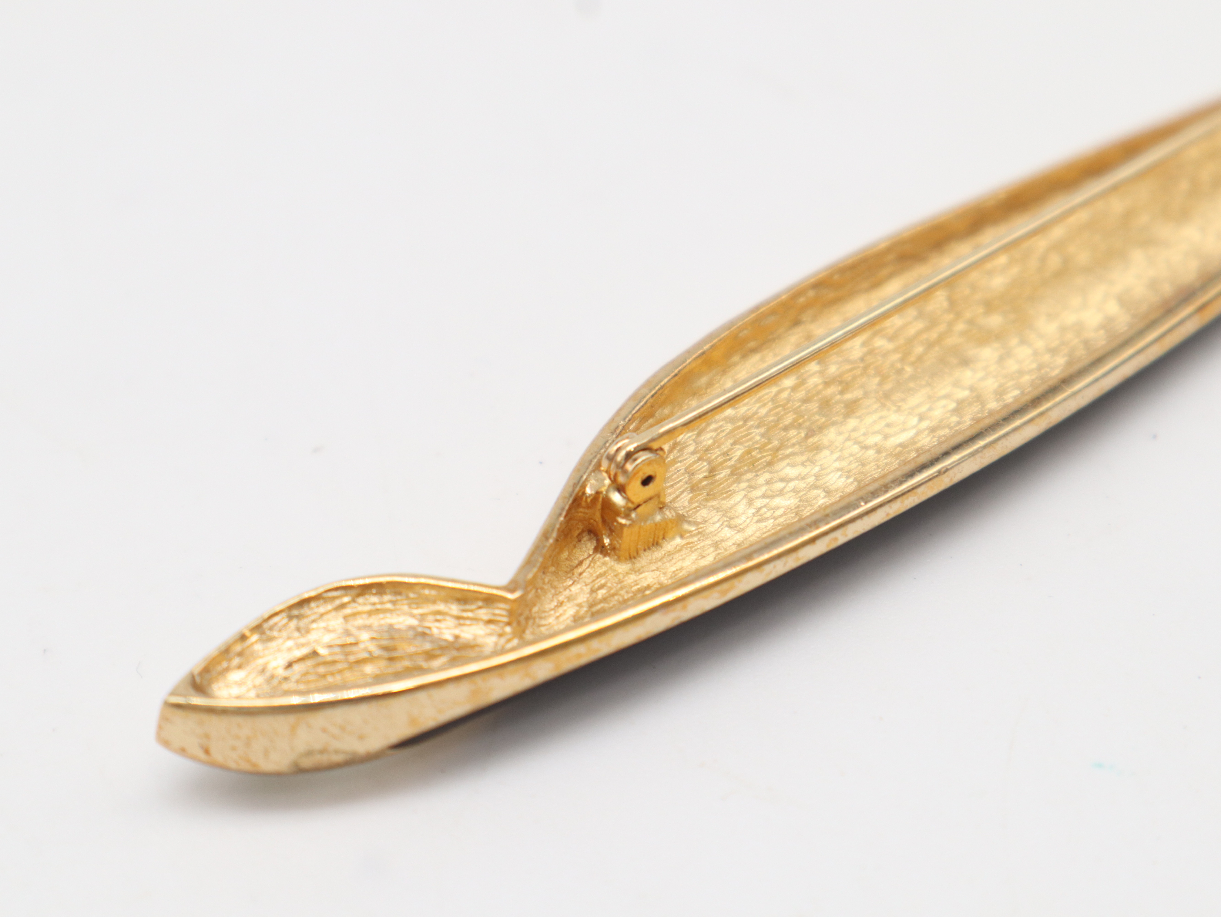 enamel and crystal brooch — view 4
