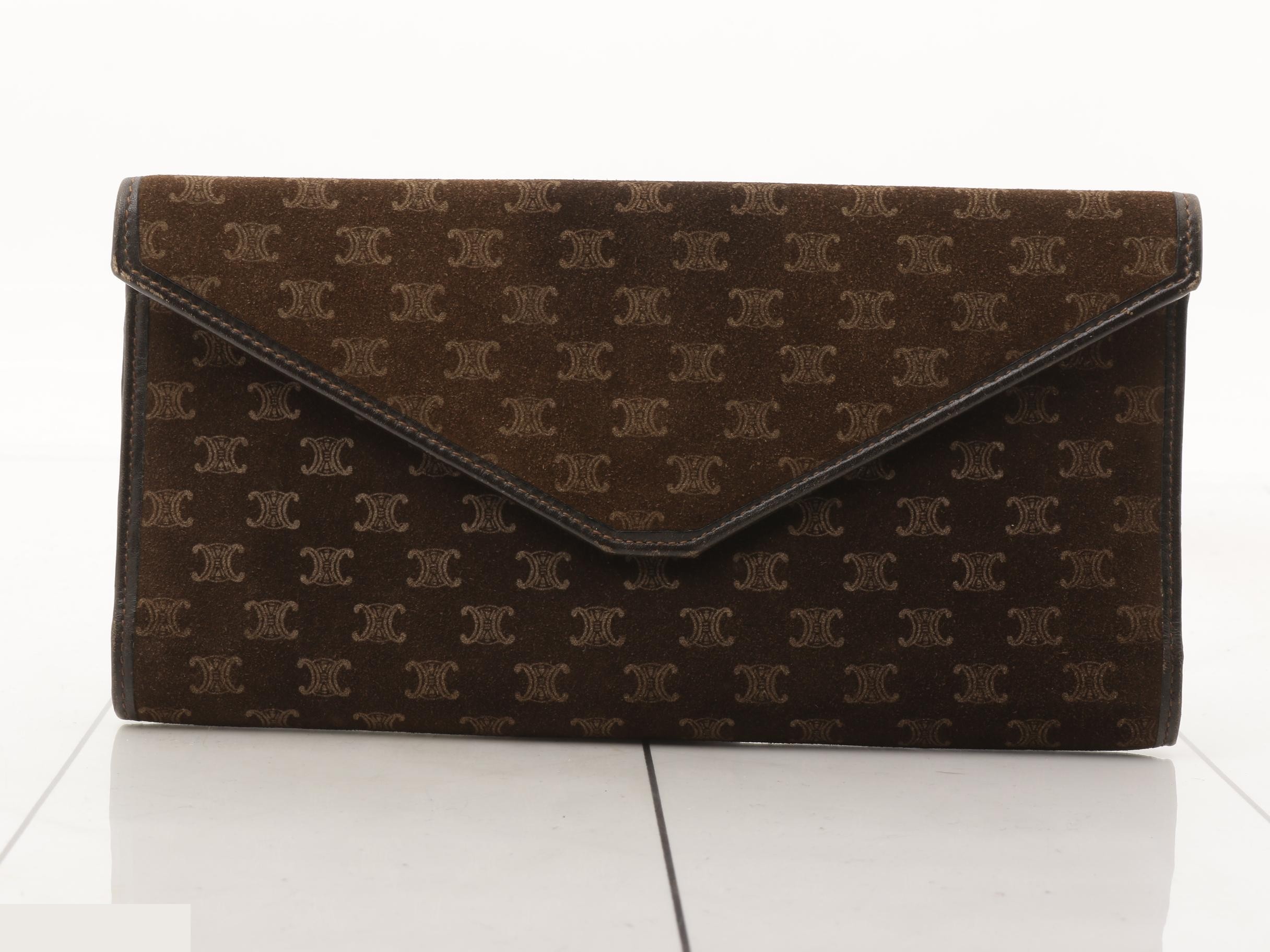 Suede long wallet — view 2