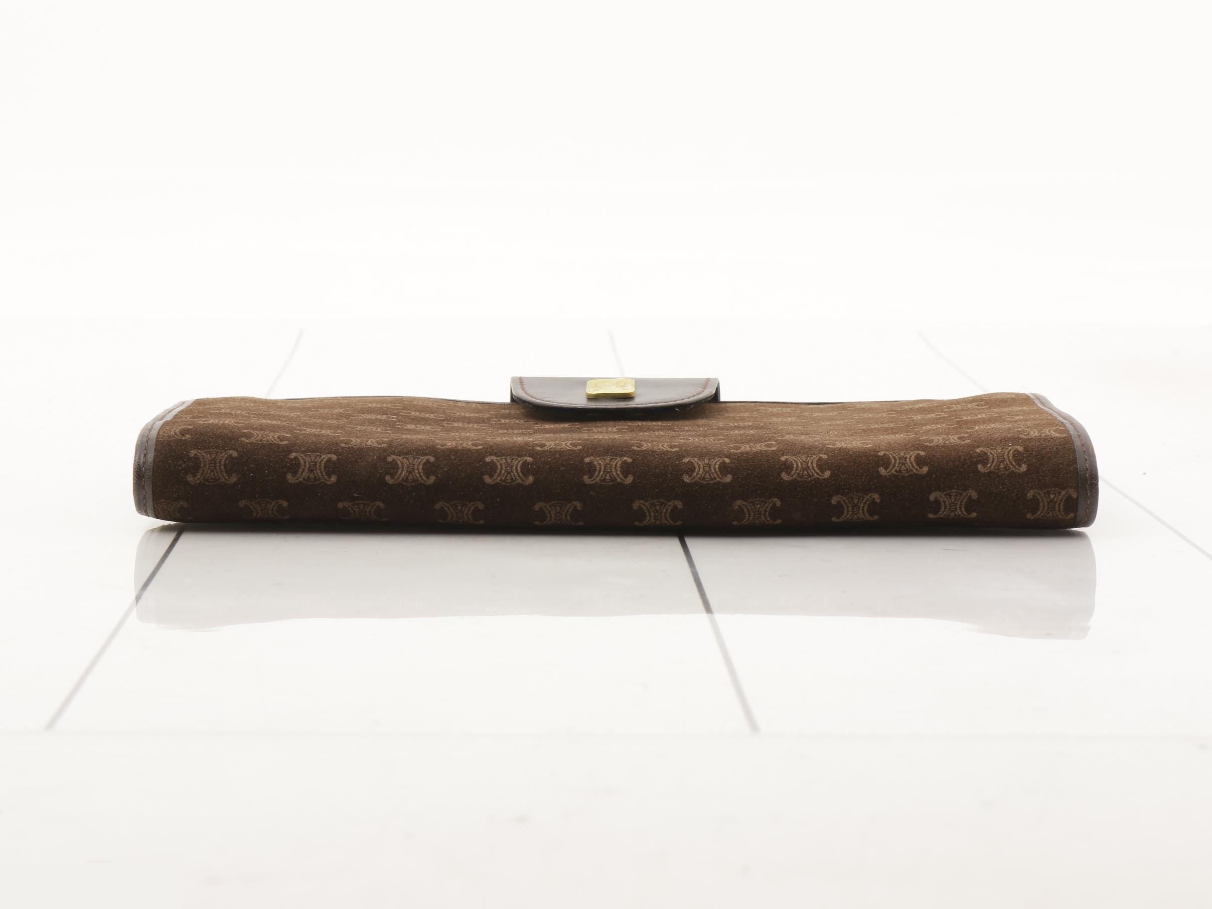 Suede long wallet — view 3