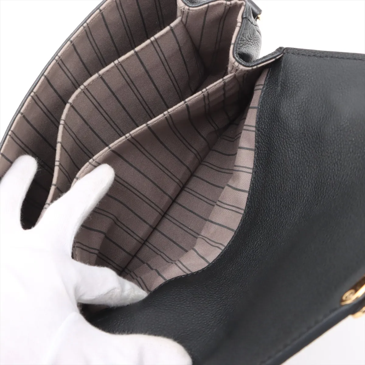Monogram Empreinte Pochette Métis MM M41487 GI3199 Black (RFID detected) — view 10