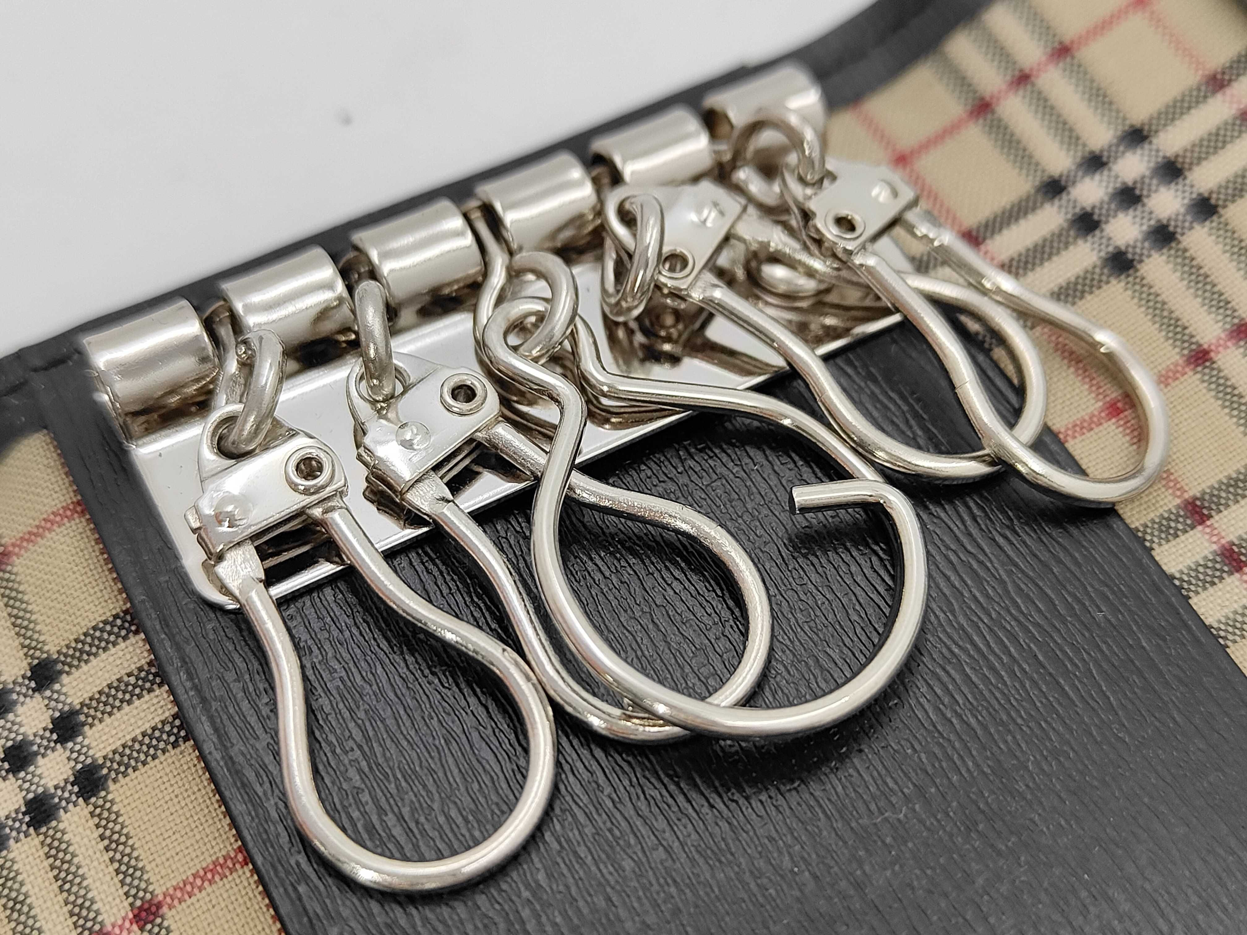 Nova Check 5-Key Case Leather Key Case — view 5