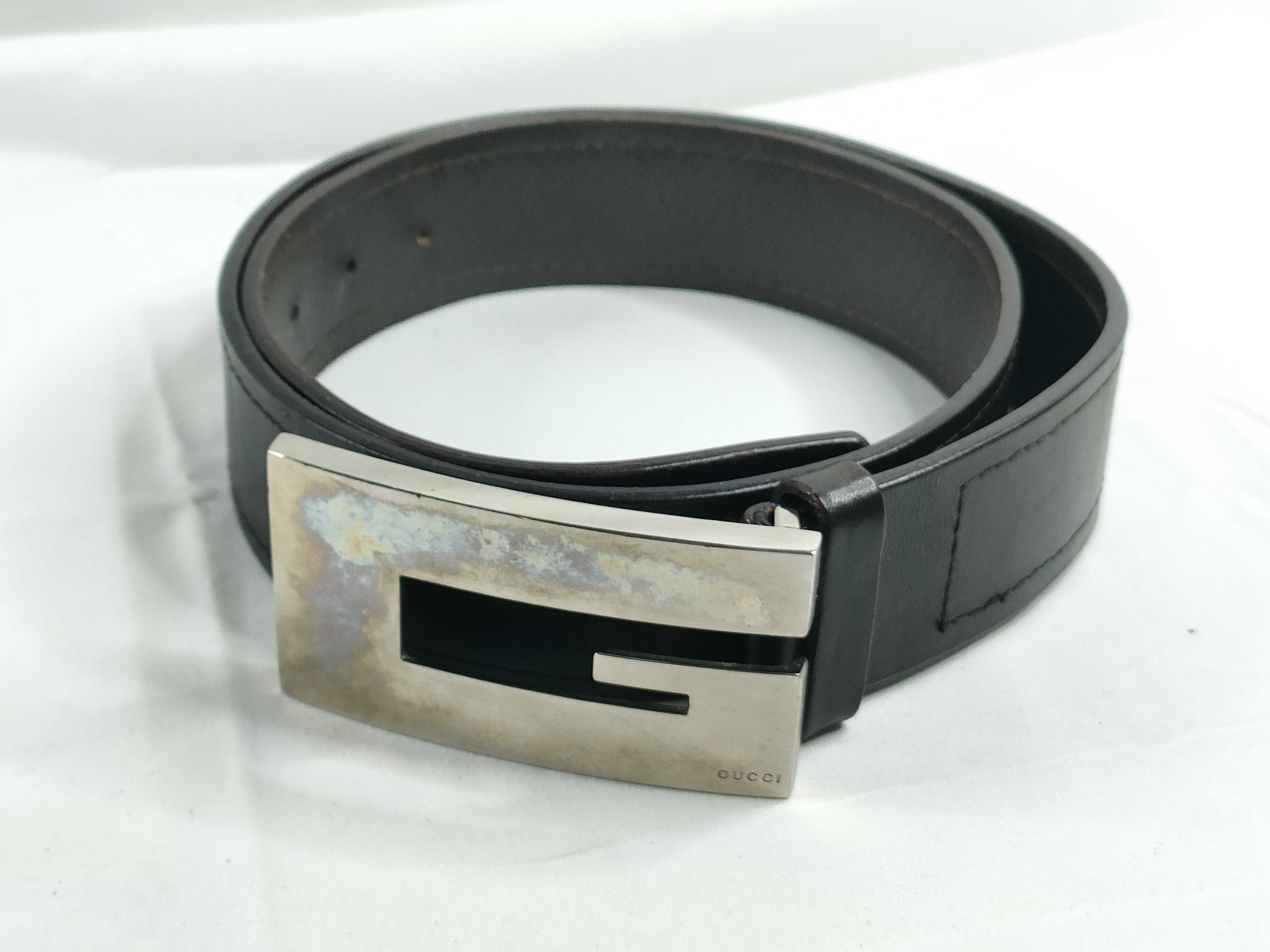 Belt Leather G-Buckle Belt