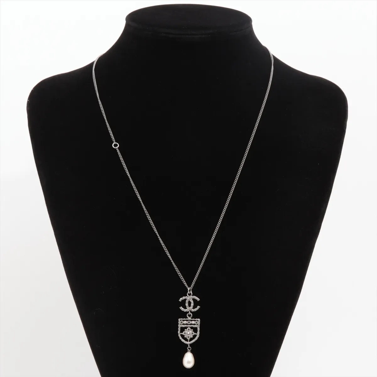 Coco Mark B15B Necklace, Metal, Silver, — view 5