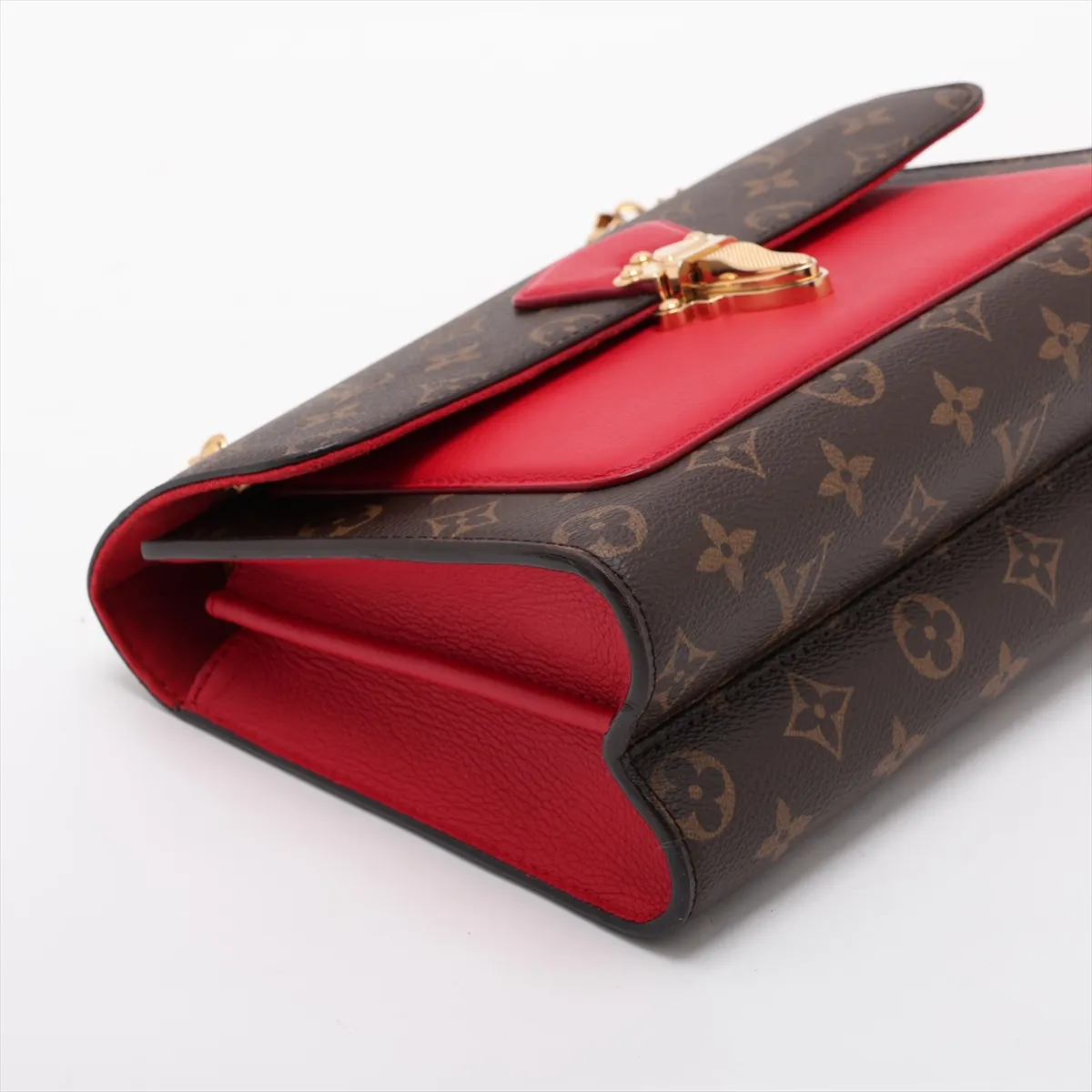 Monogram x Leather Victoire M41731 AH0017 Brown x Red — view 4