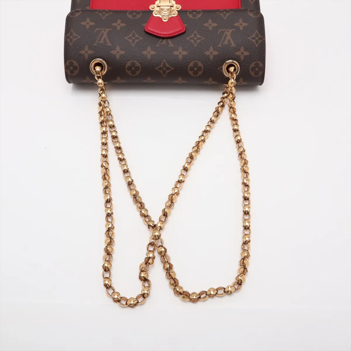 Monogram x Leather Victoire M41731 AH0017 Brown x Red — view 5