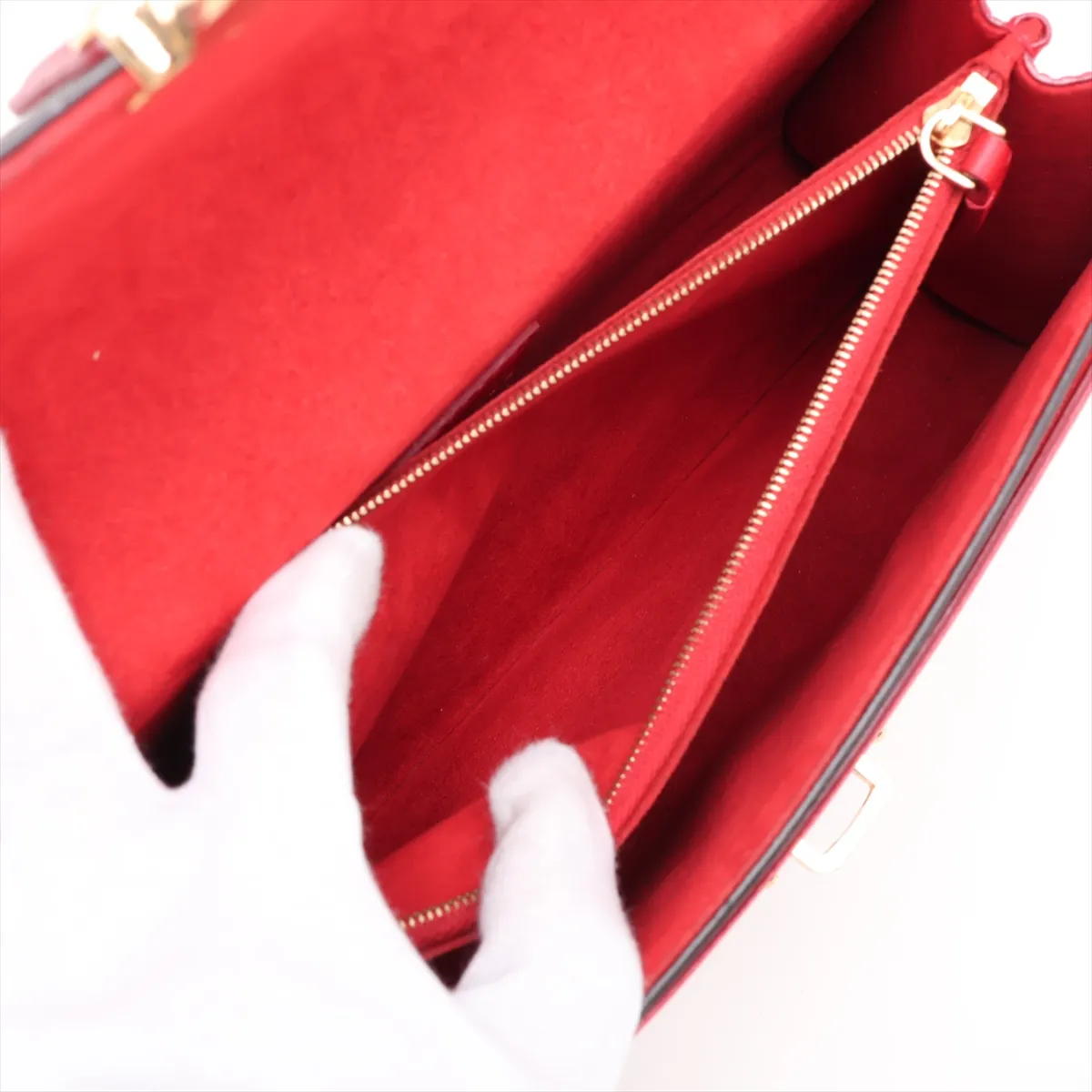 Monogram x Leather Victoire M41731 AH0017 Brown x Red — view 9
