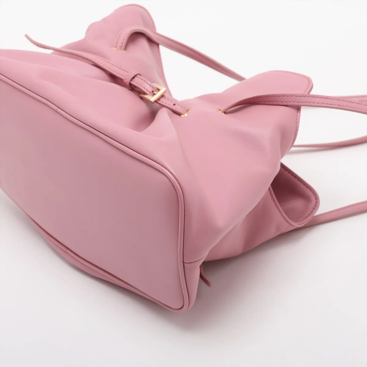 Dada Small Leather Shoulder Bag, Pink, 1BG586 — view 3