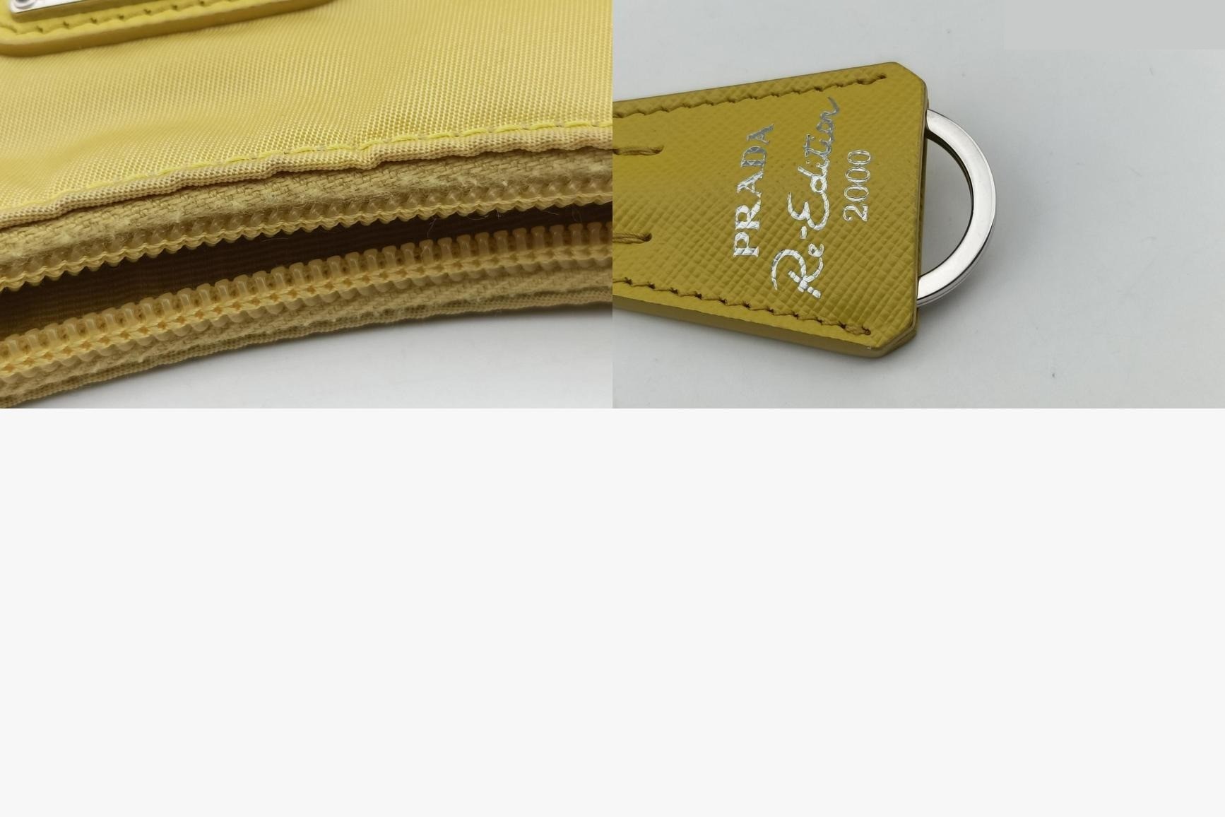 Re-Edition 2000 Triangle Logo Nylon Yellow — view 11