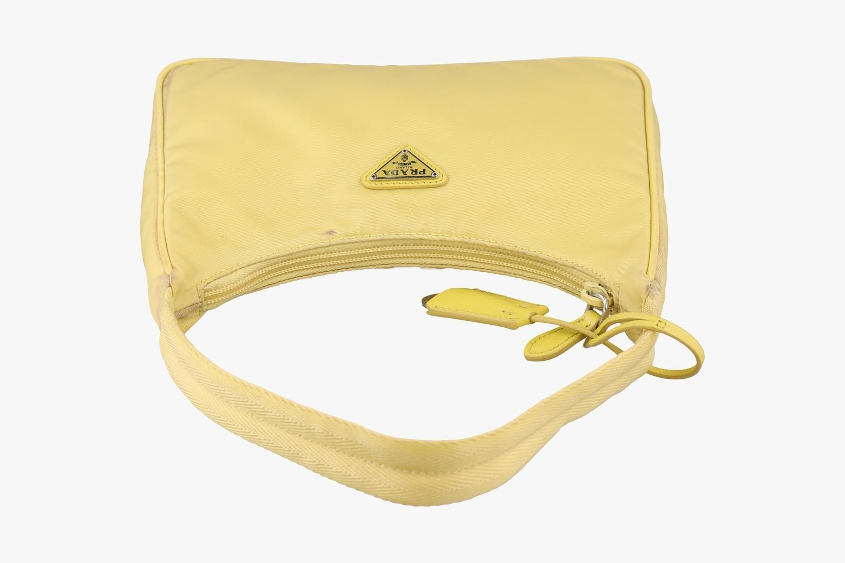 Re-Edition 2000 Triangle Logo Nylon Yellow — view 5