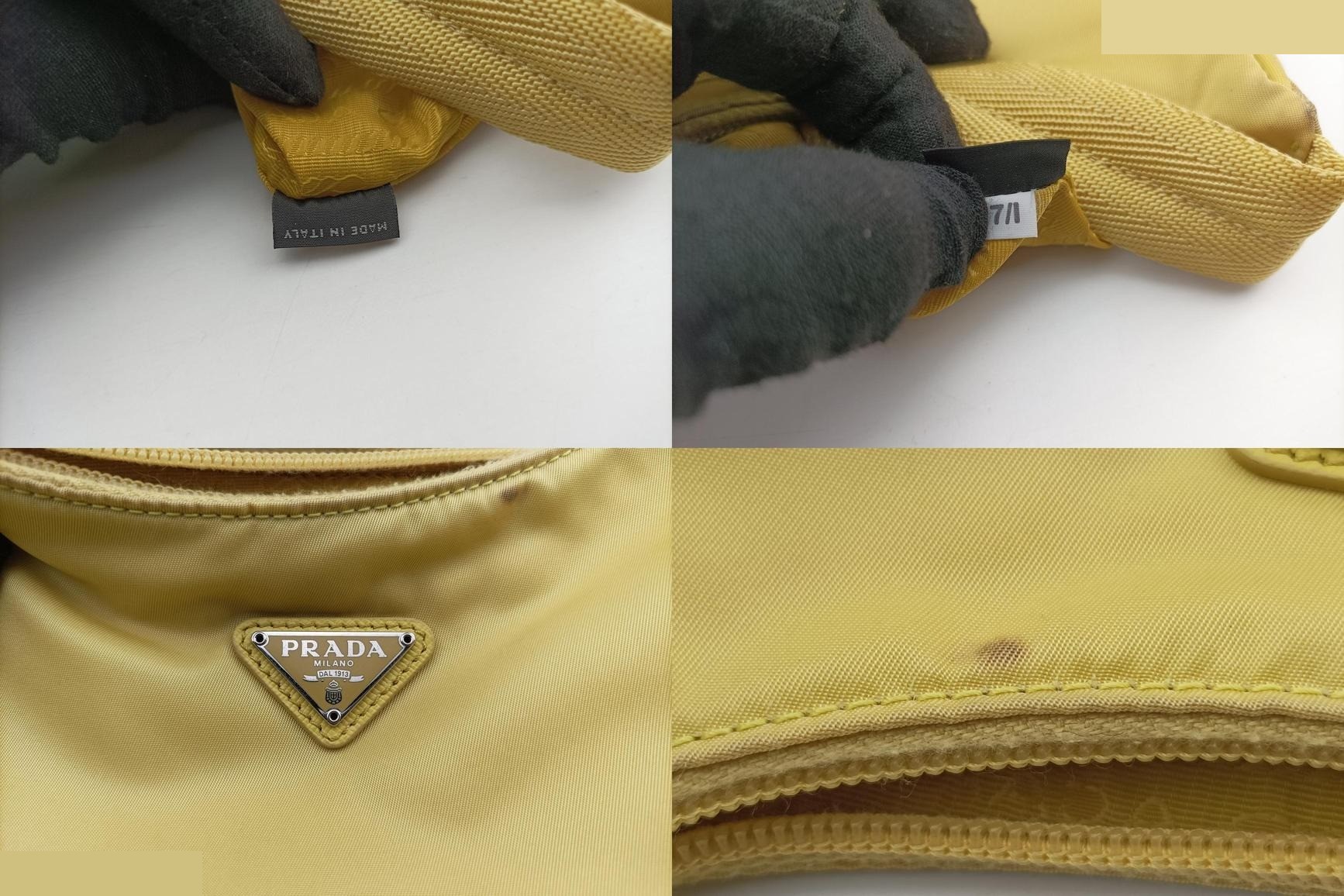 Re-Edition 2000 Triangle Logo Nylon Yellow — view 8
