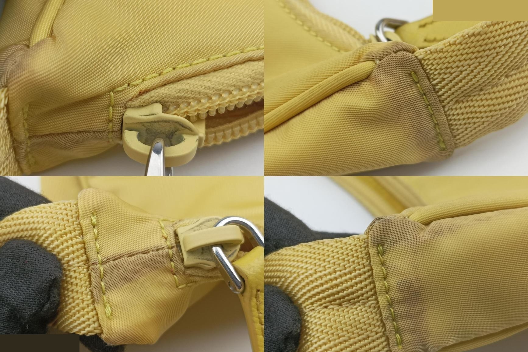 Re-Edition 2000 Triangle Logo Nylon Yellow — view 9