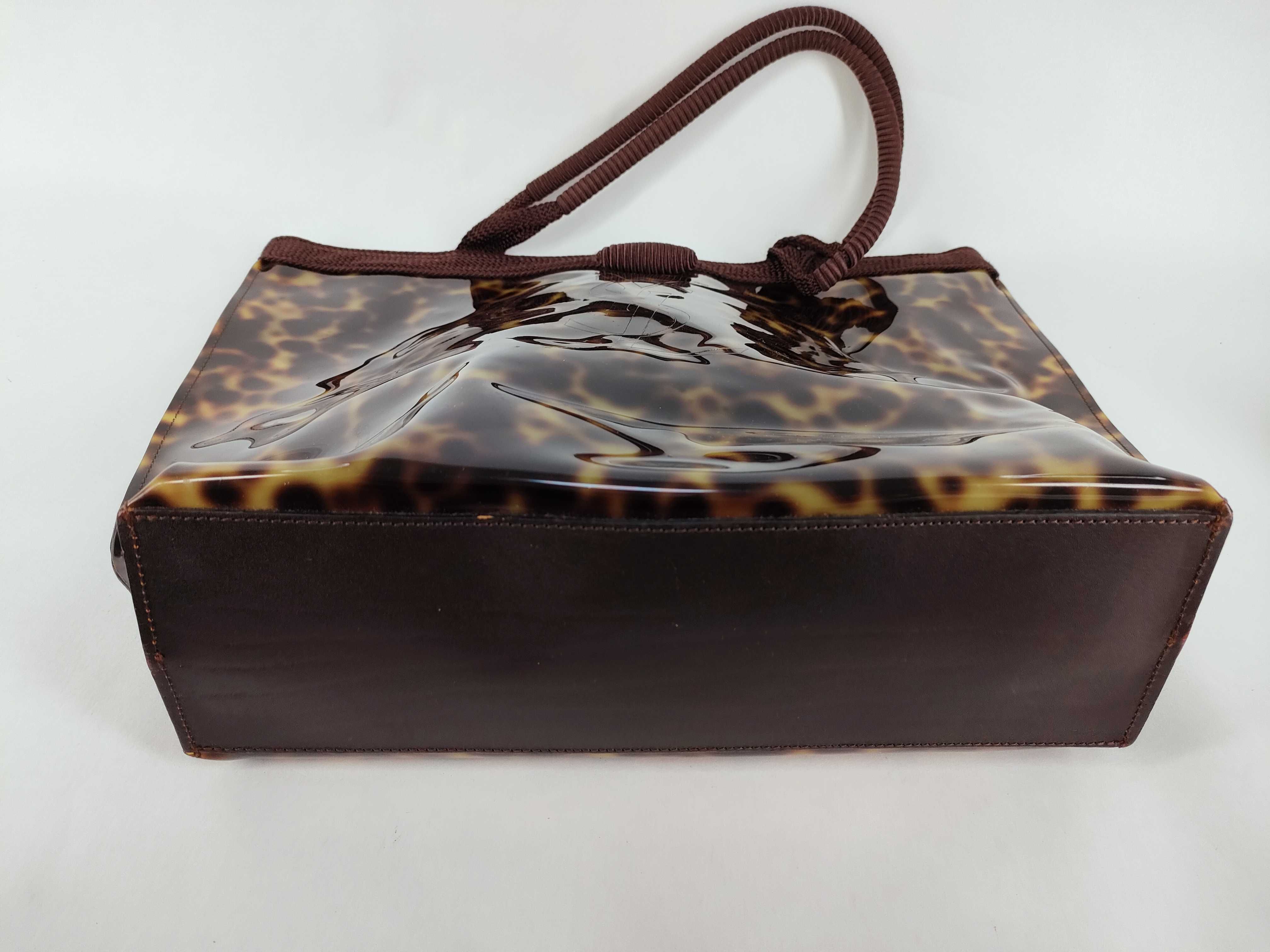 handbag, leopard print, YSL logo handbag — view 7